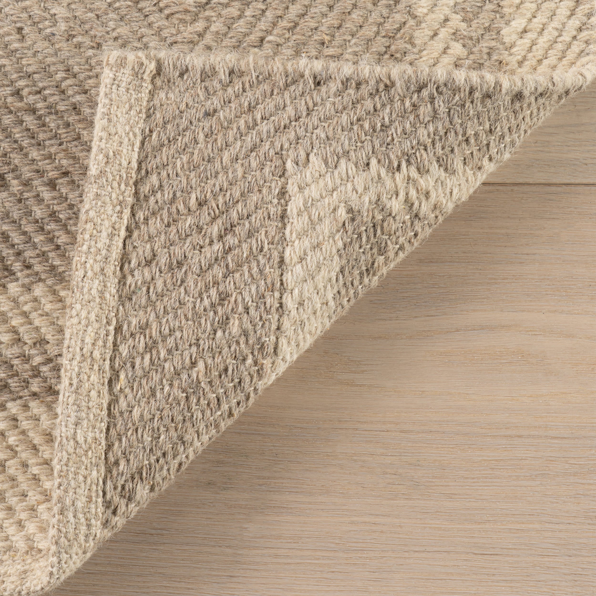 Canon Bordered Wool Rug by Nate Berkus | Beige - Image 6