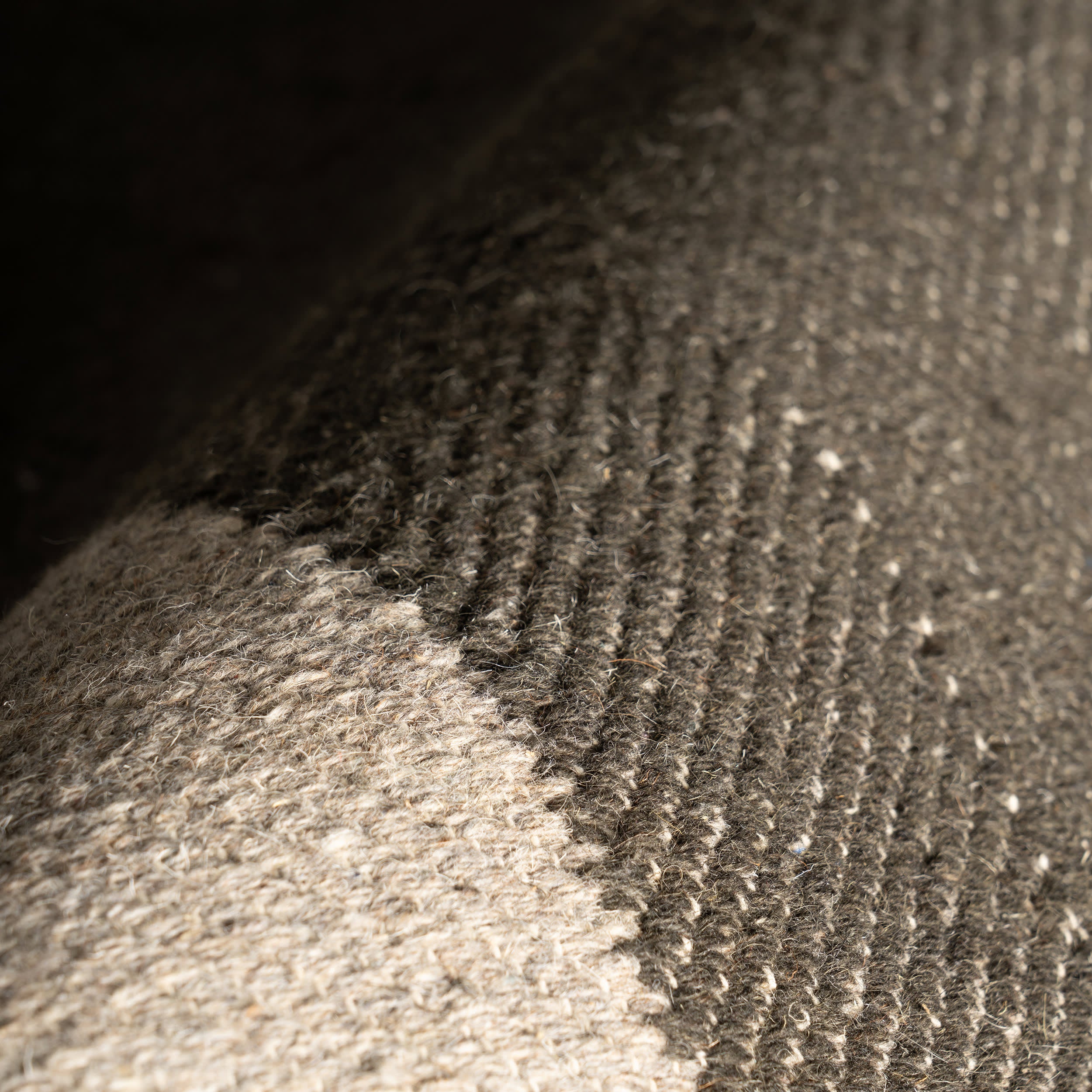 Canon Bordered Wool Rug by Nate Berkus | Charcoal - Image 3