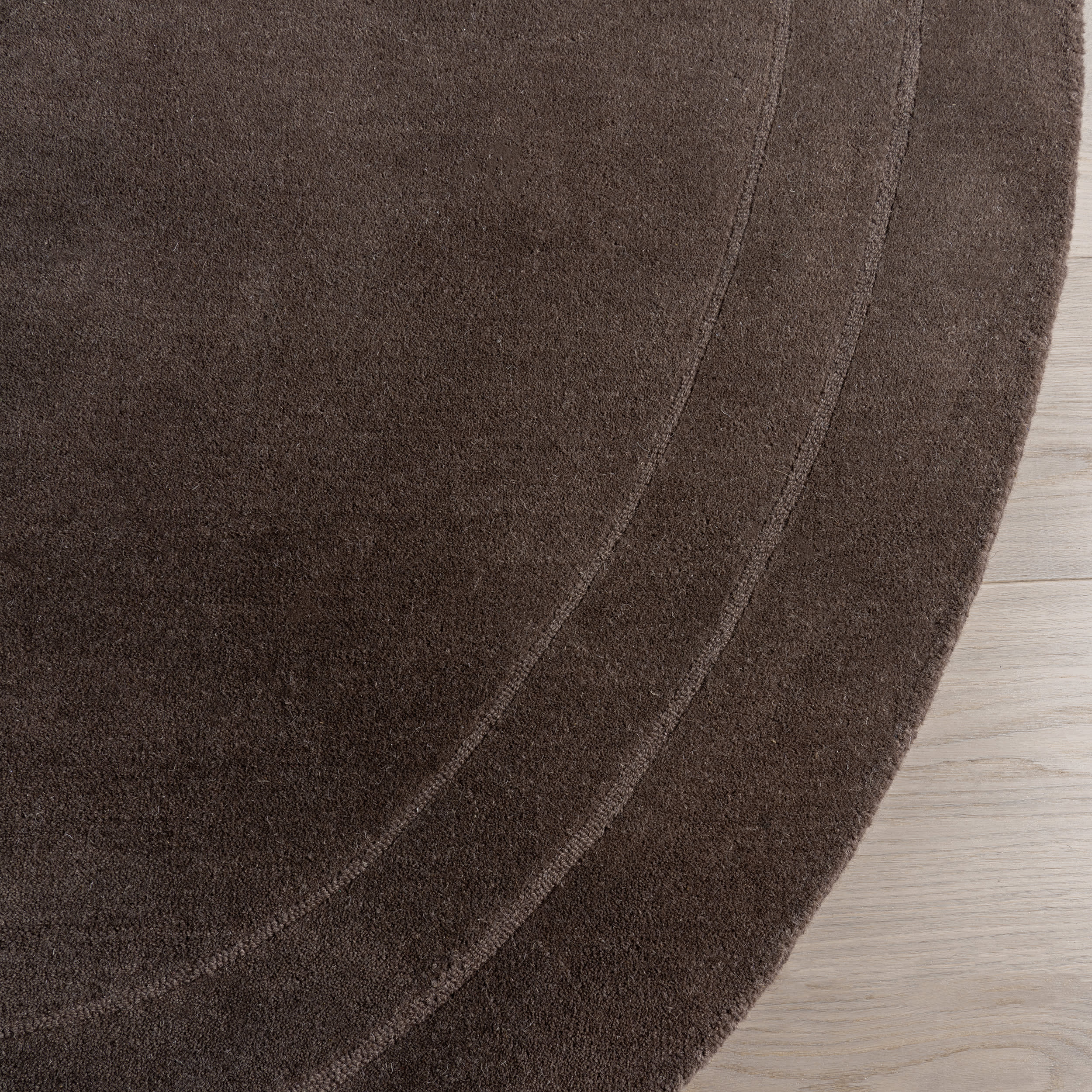 Canyon Abstract Wool Rug | Dark Brown - Image 4