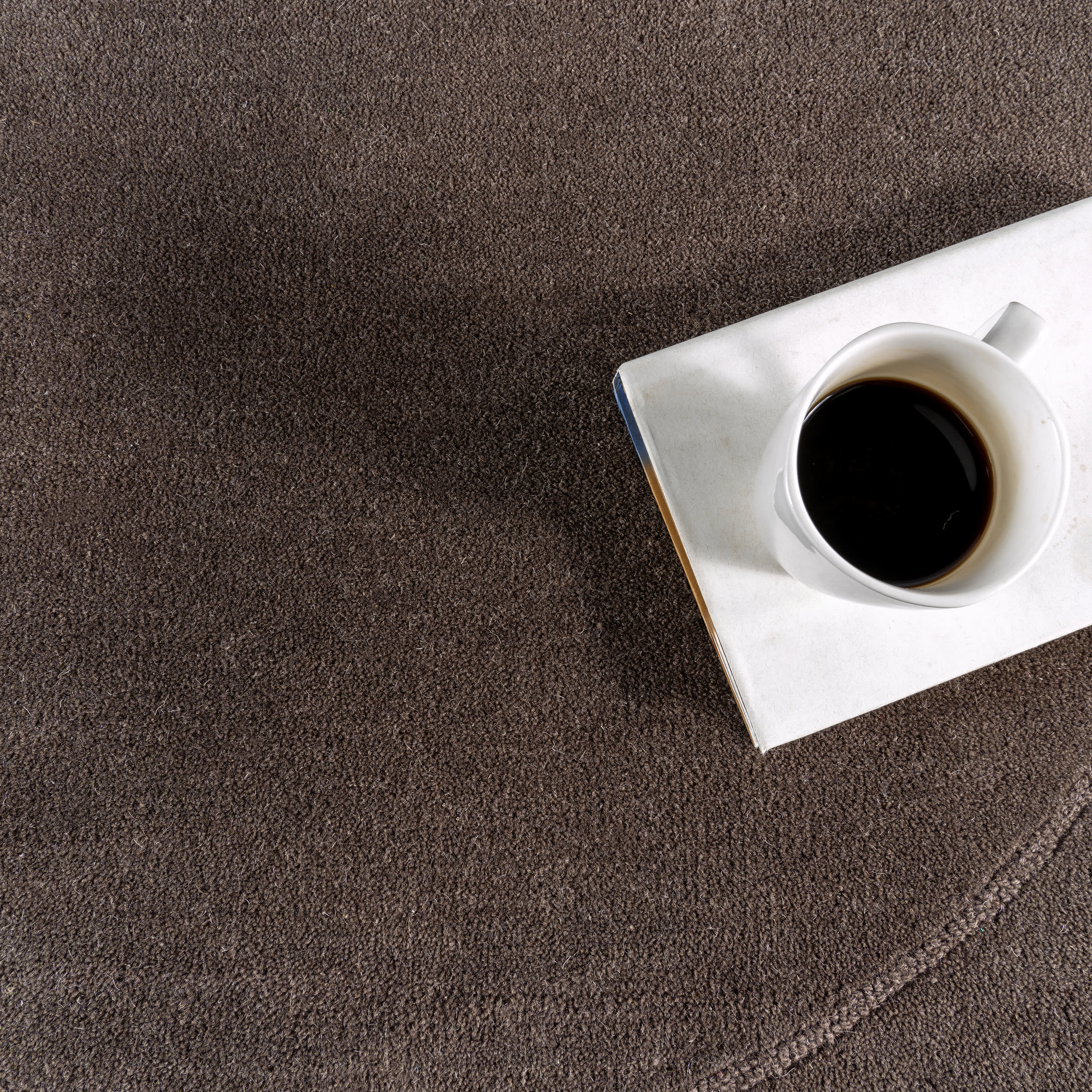 Canyon Abstract Wool Rug | Dark Brown - Image 7