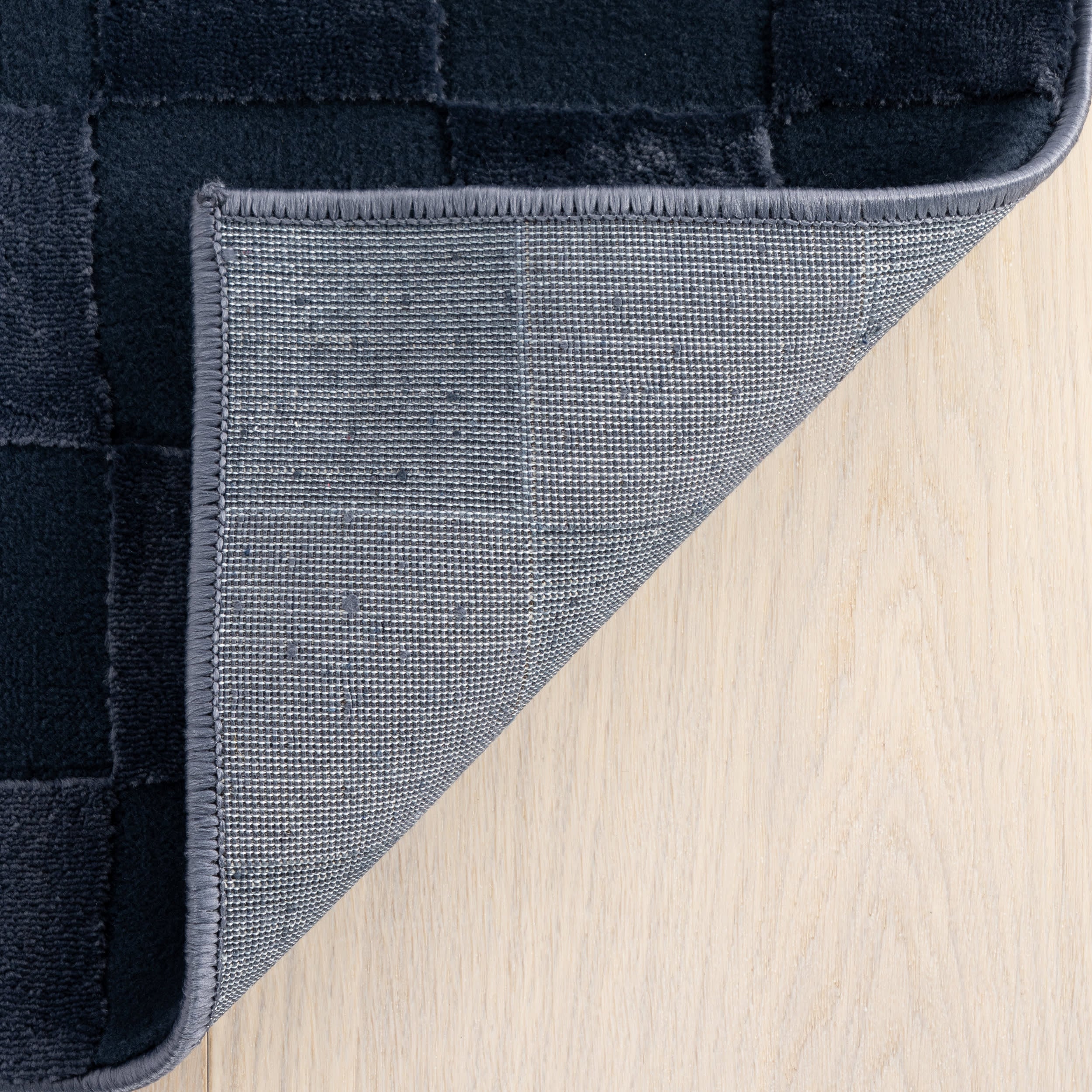 Cape May Plush Textured Washable Rug | Blue - Image 5