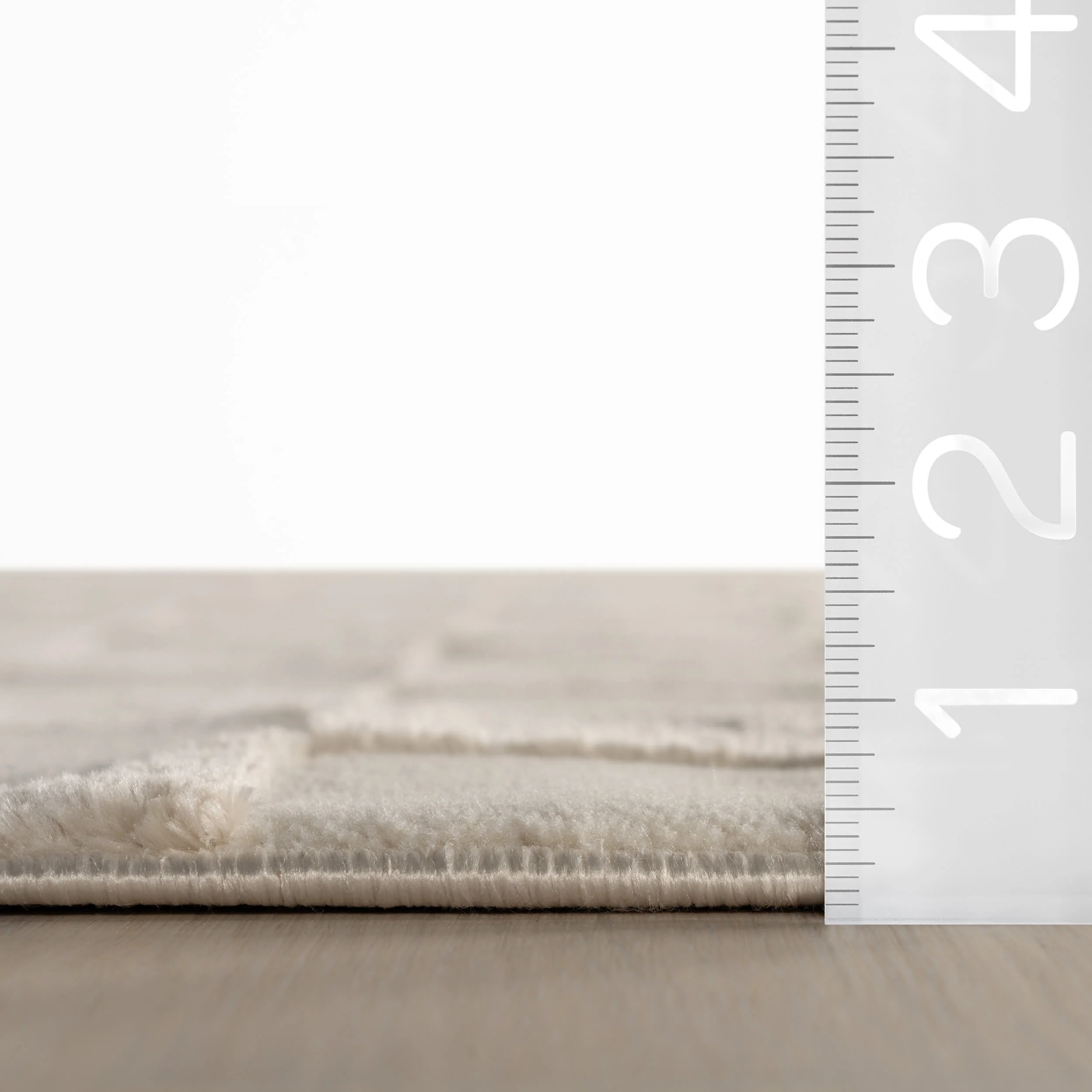 Cape May Plush Textured Washable Rug | Cream - Image 4