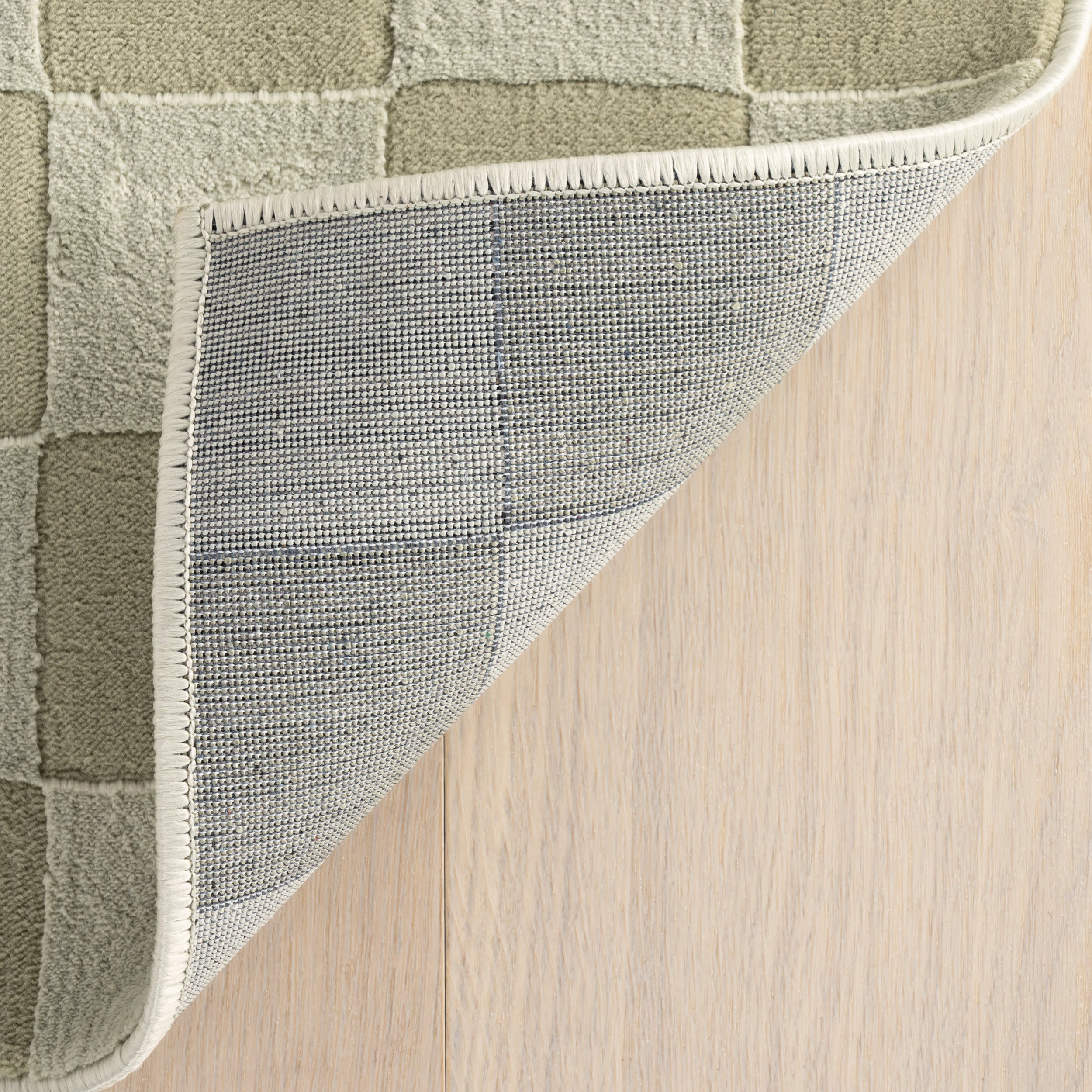 Cape May Plush Textured Washable Rug | Light Green - Image 5