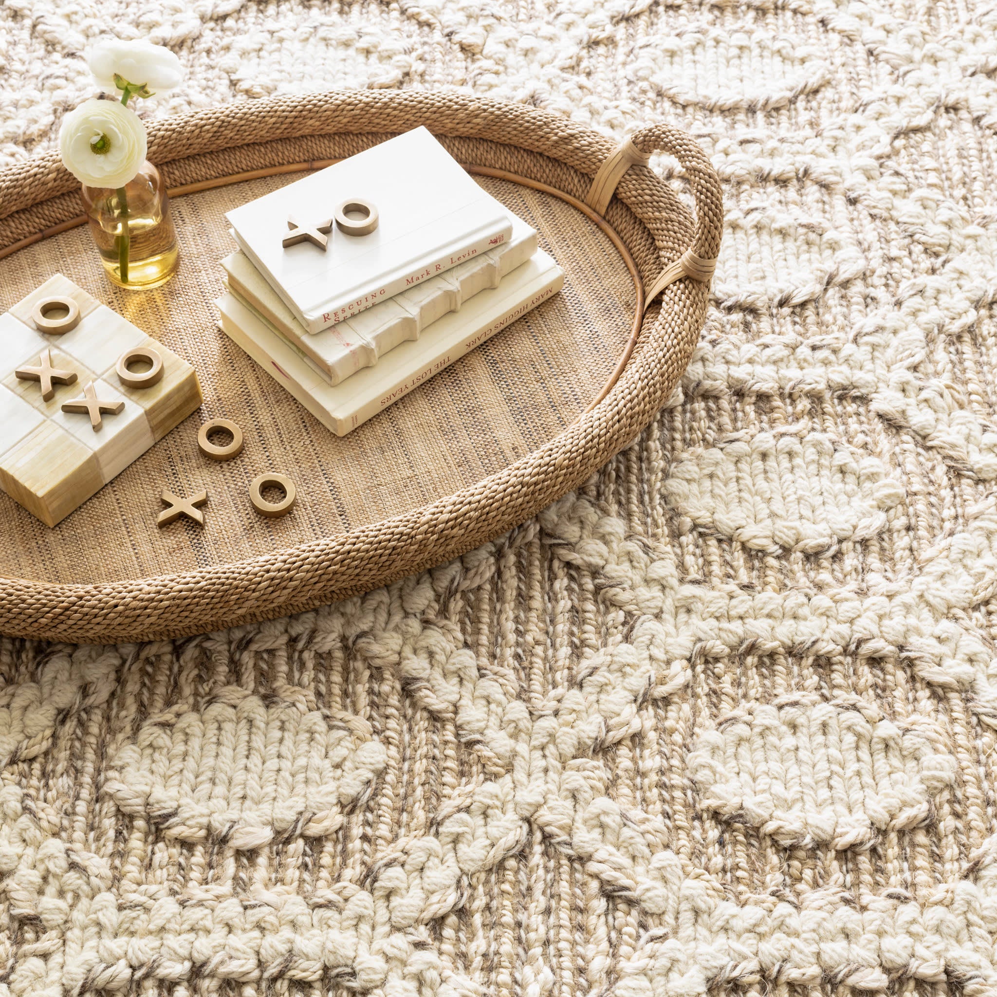 Capri Soumak Handwoven Jute Rug | Neutral - Image 4