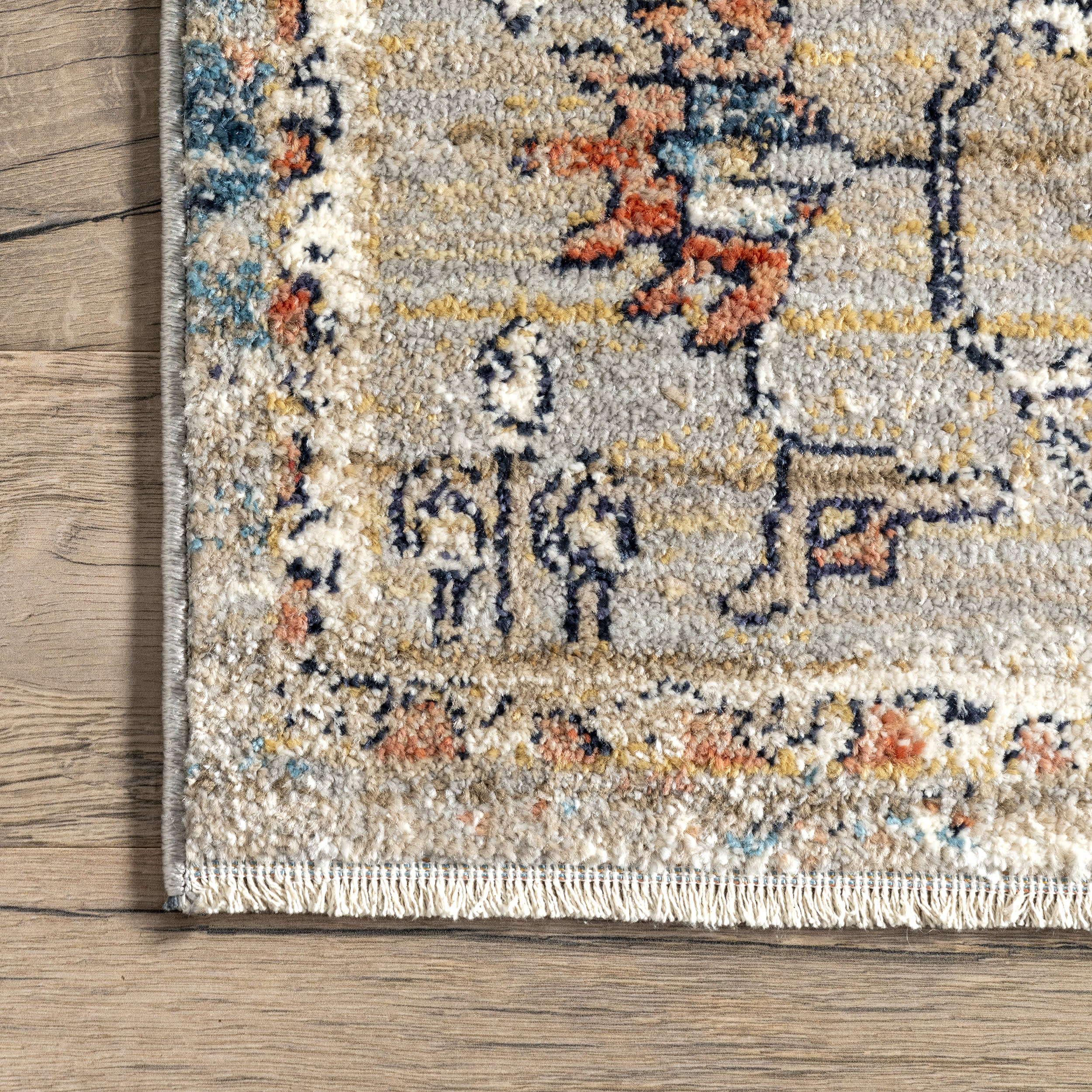 Cardinal Cartouche Rug | Beige - Image 3