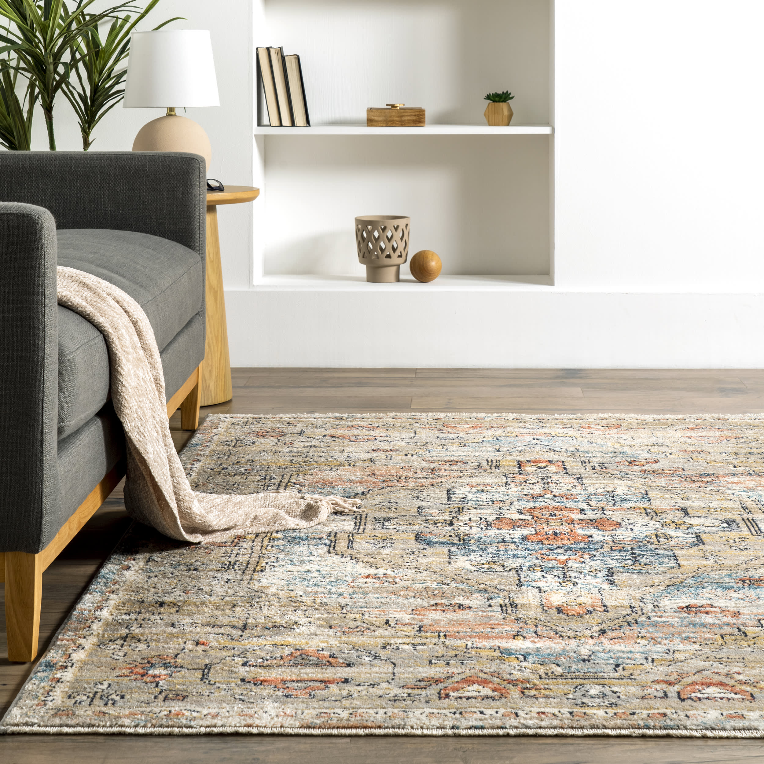 Cardinal Cartouche Rug | Beige - Image 4