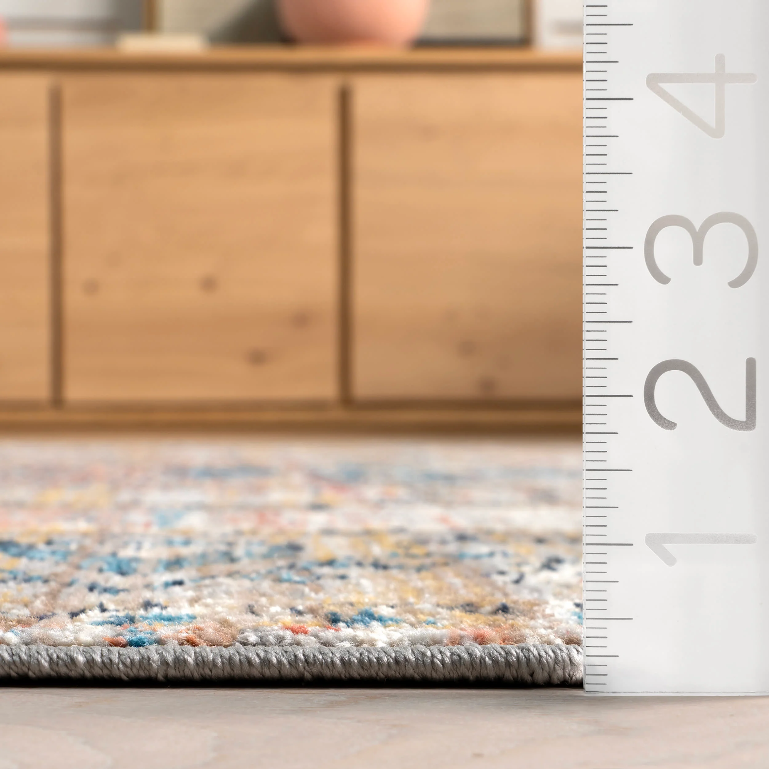 Cardinal Cartouche Rug | Blue - Image 5