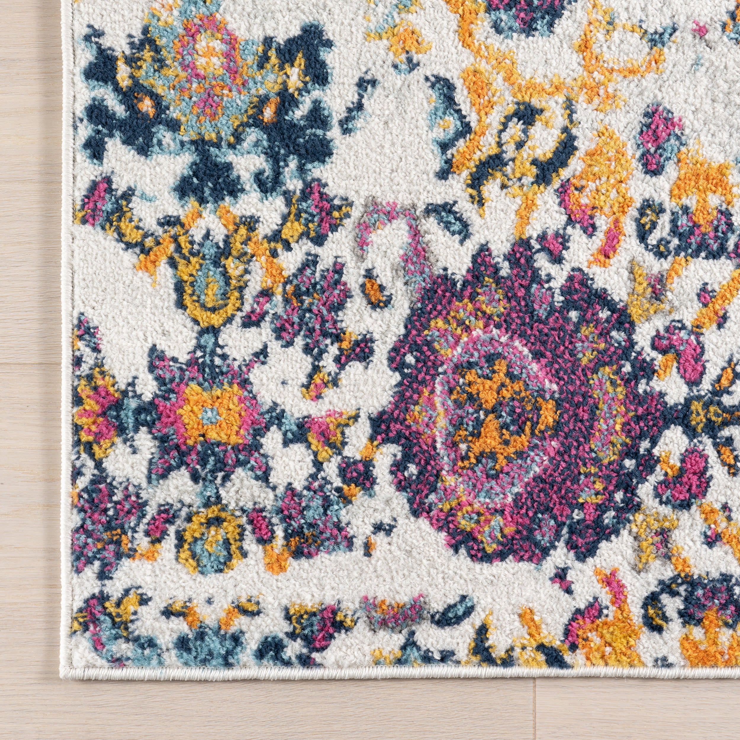 Cardinal Peony Vineyard Rug | Multicolor - Image 4