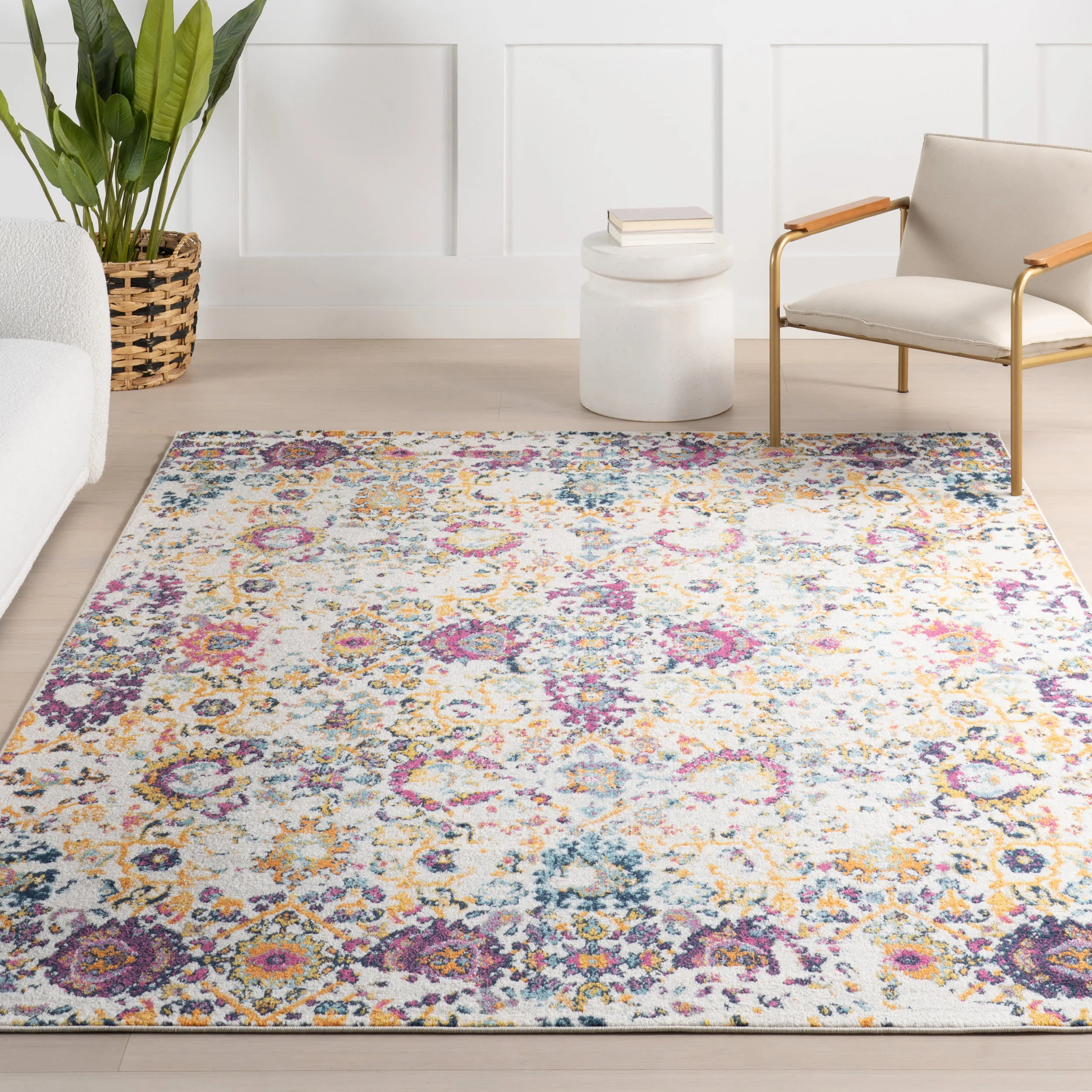Cardinal Peony Vineyard Rug | Multicolor - Image 5