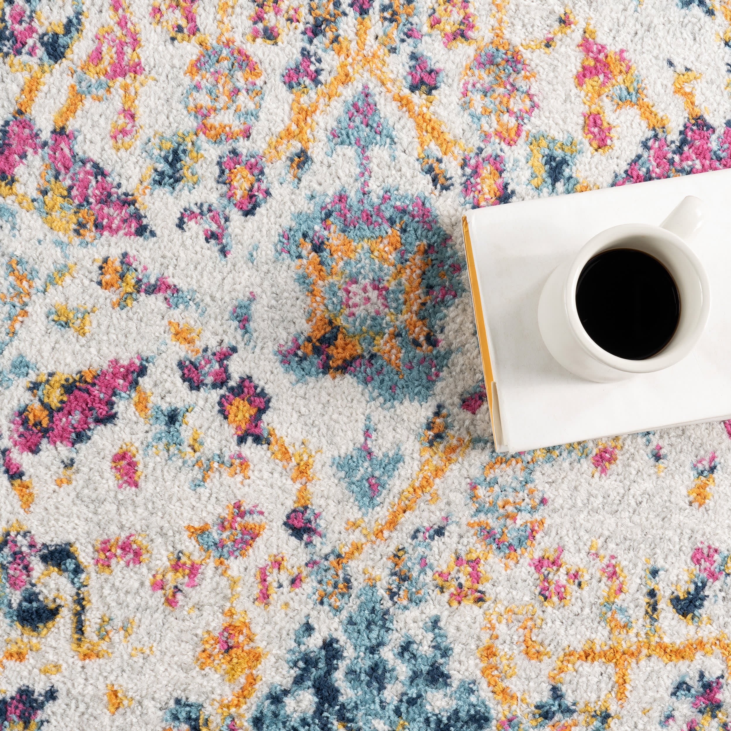 Cardinal Peony Vineyard Rug | Multicolor - Image 8