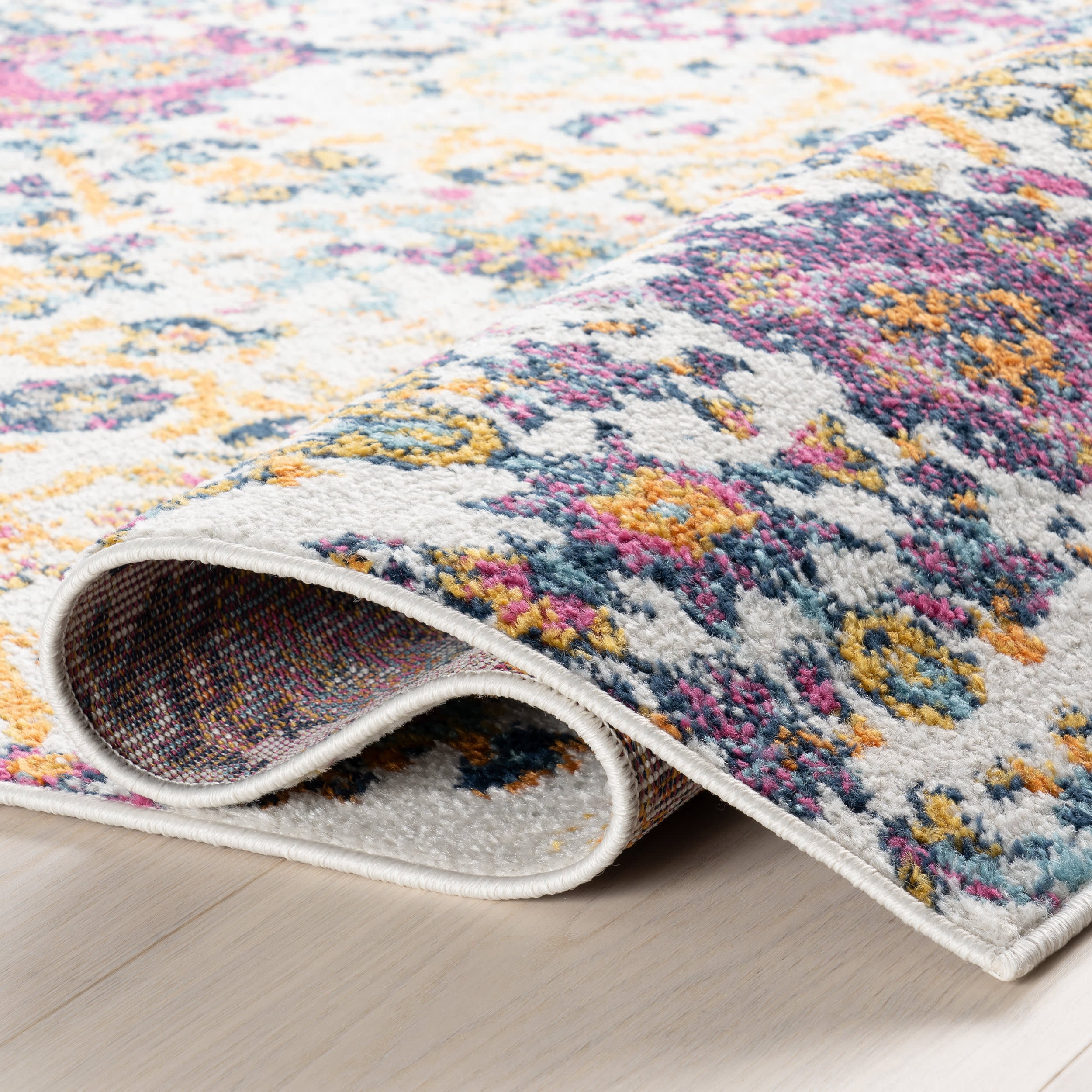 Cardinal Peony Vineyard Rug | Multicolor - Image 9