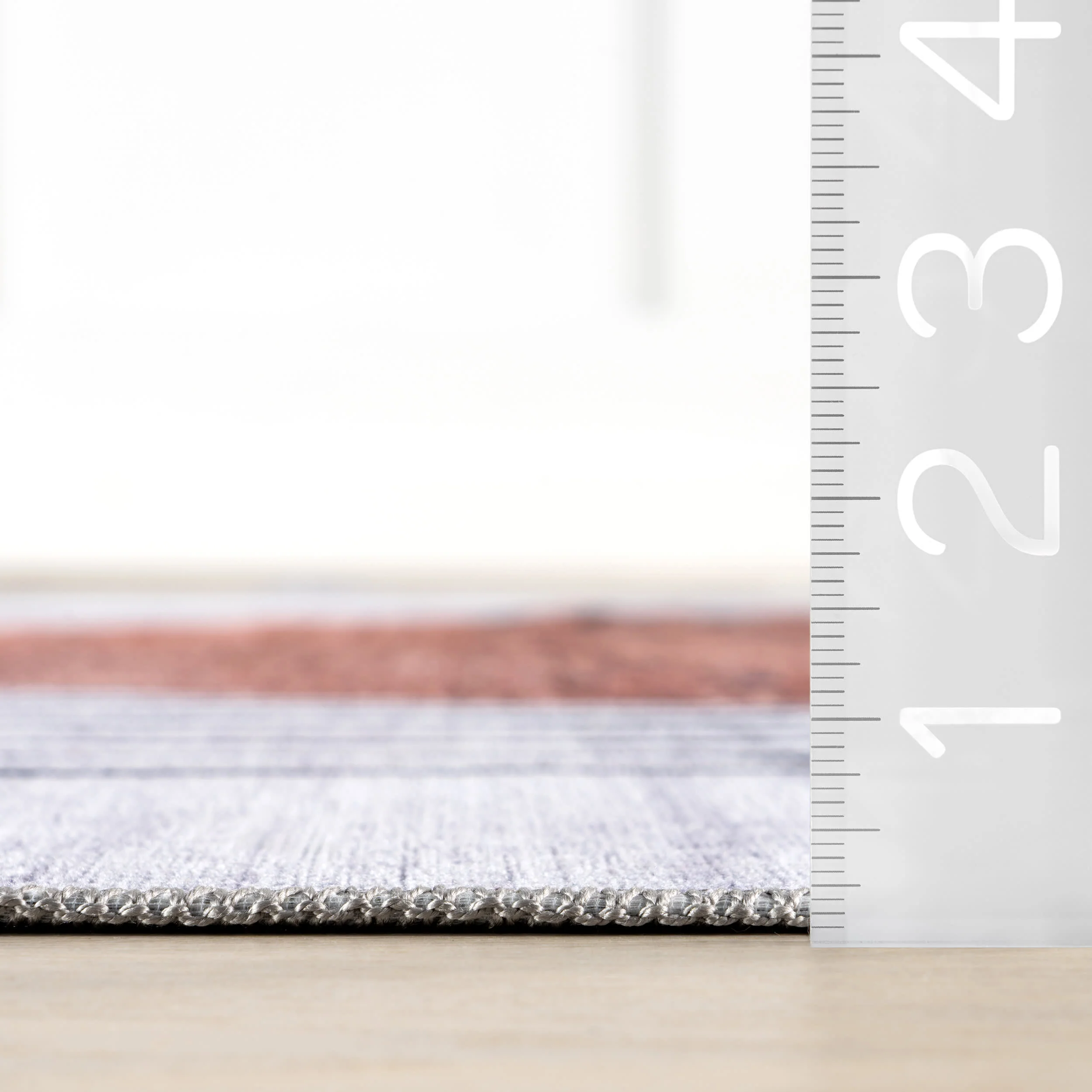 Carlotta Washable Desert Sunset Rug | Burnt Orange - Image 6