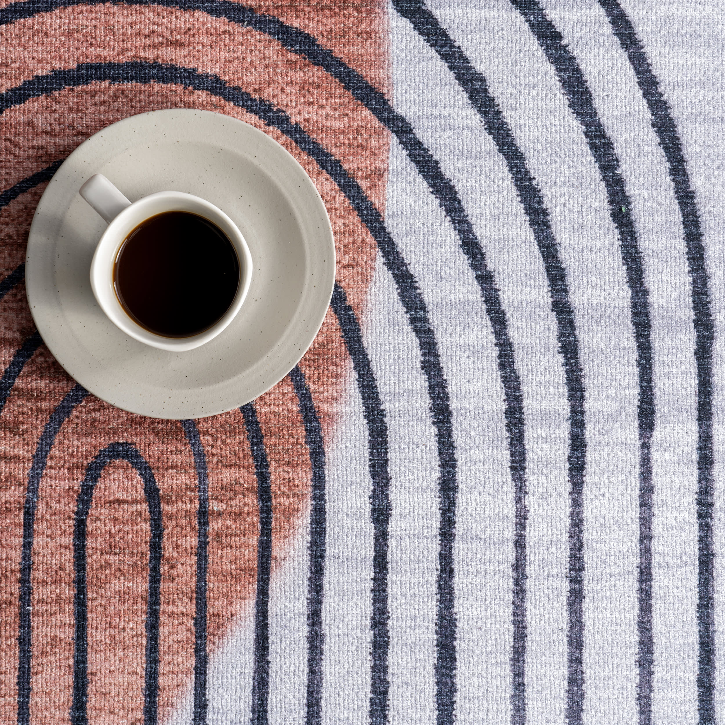 Carlotta Washable Desert Sunset Rug | Burnt Orange - Image 8