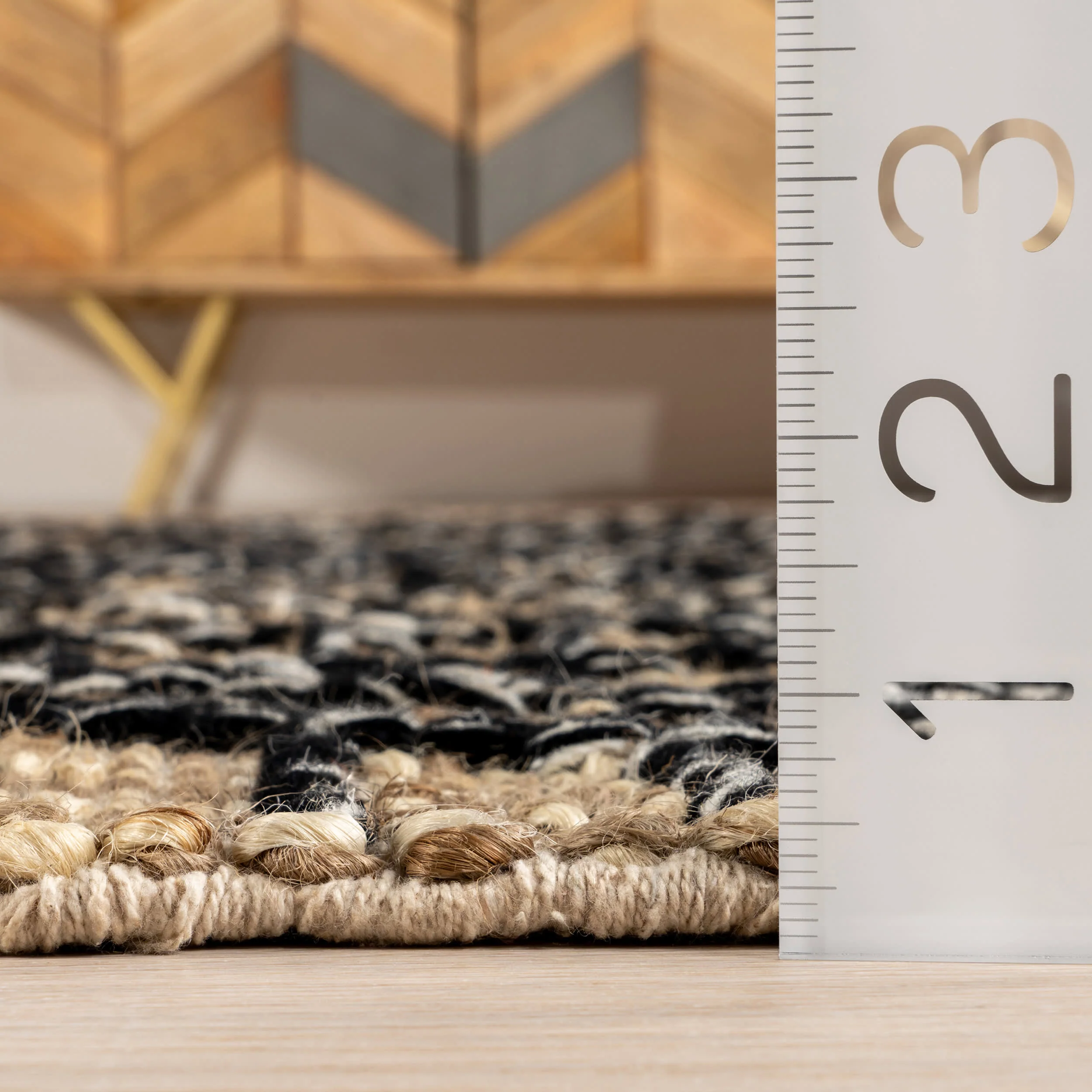 Carolyn Trellis Jute Rug | Light Beige - Image 5