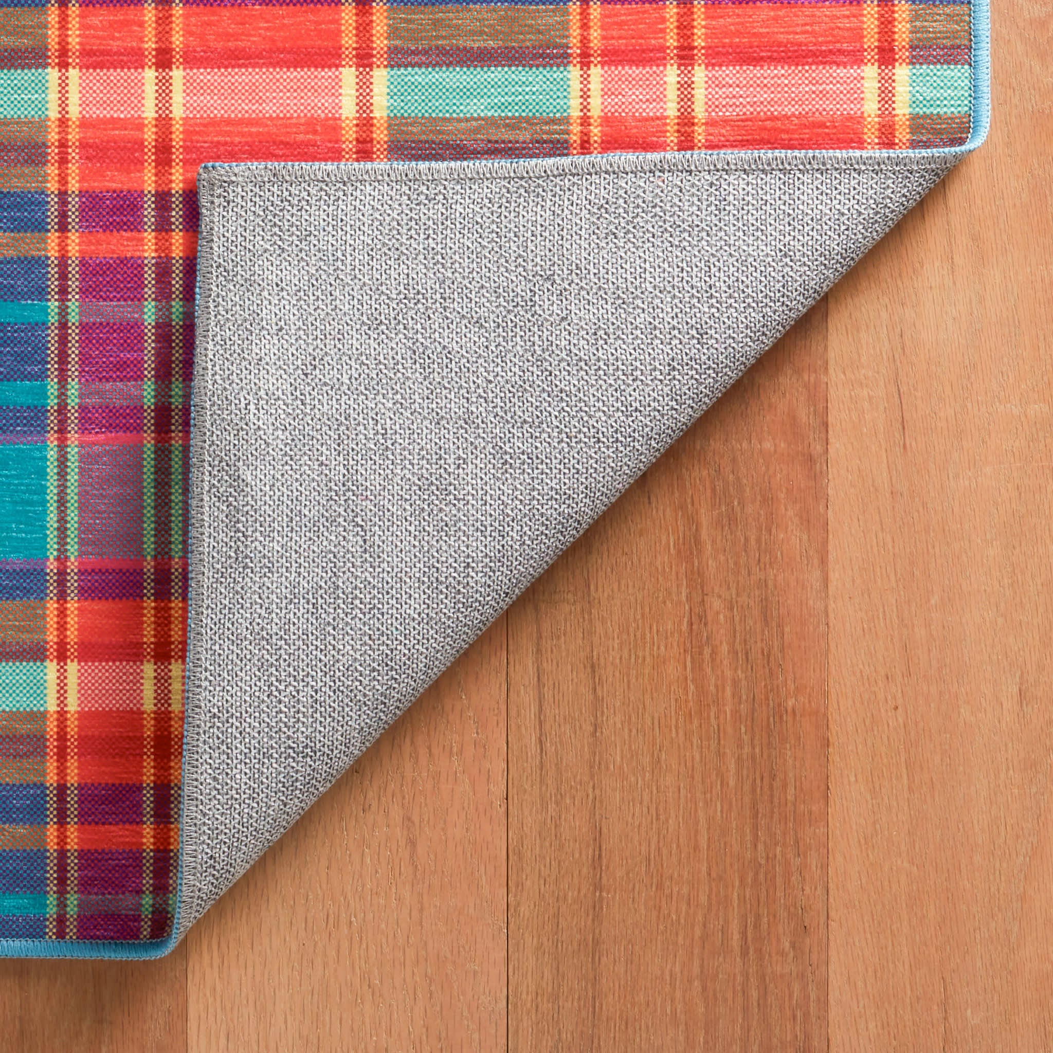 Carter Madras Machine Washable Rug | Multi - Image 6