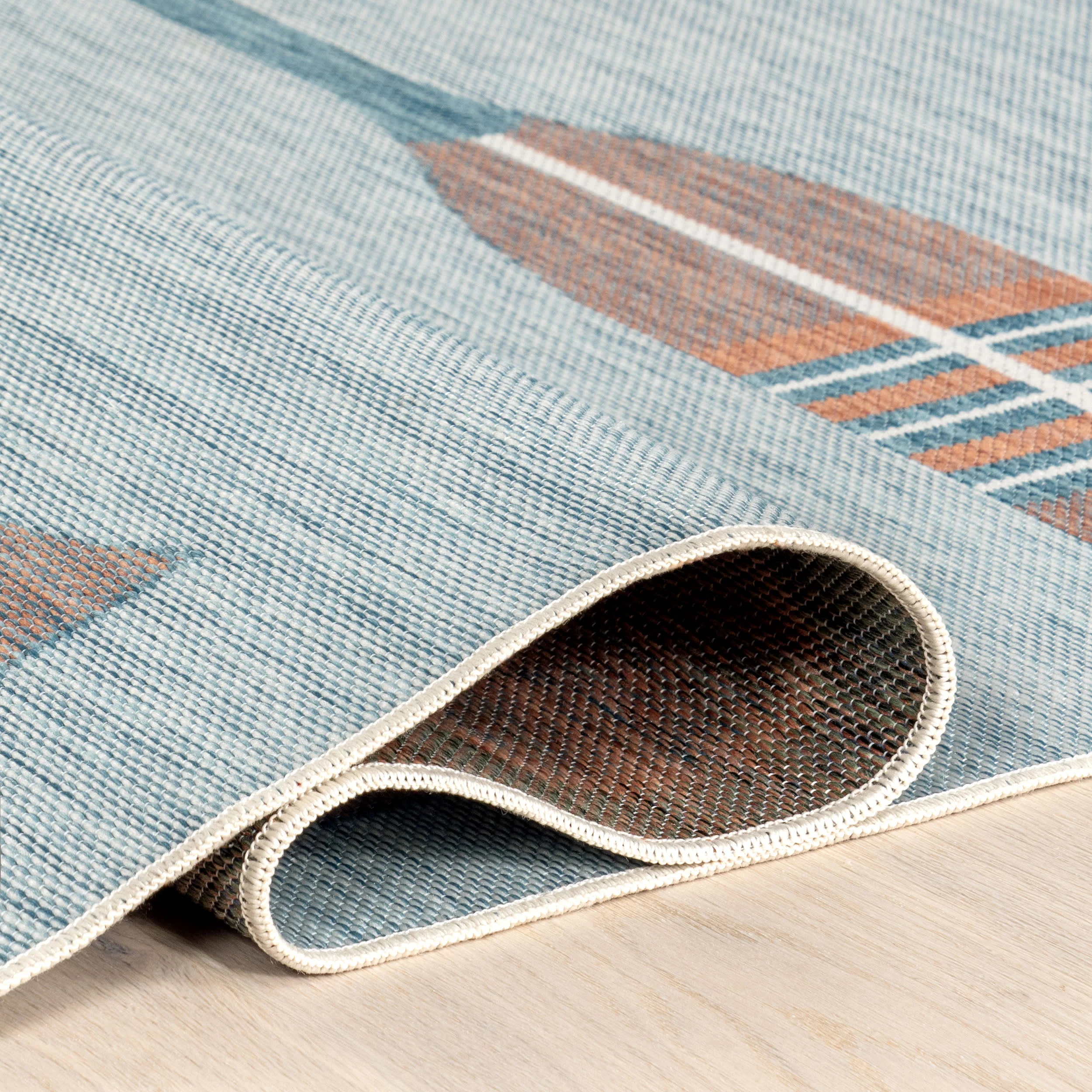 Carter Nautical Oars Indoor/Outdoor Rug | Blue - Image 10