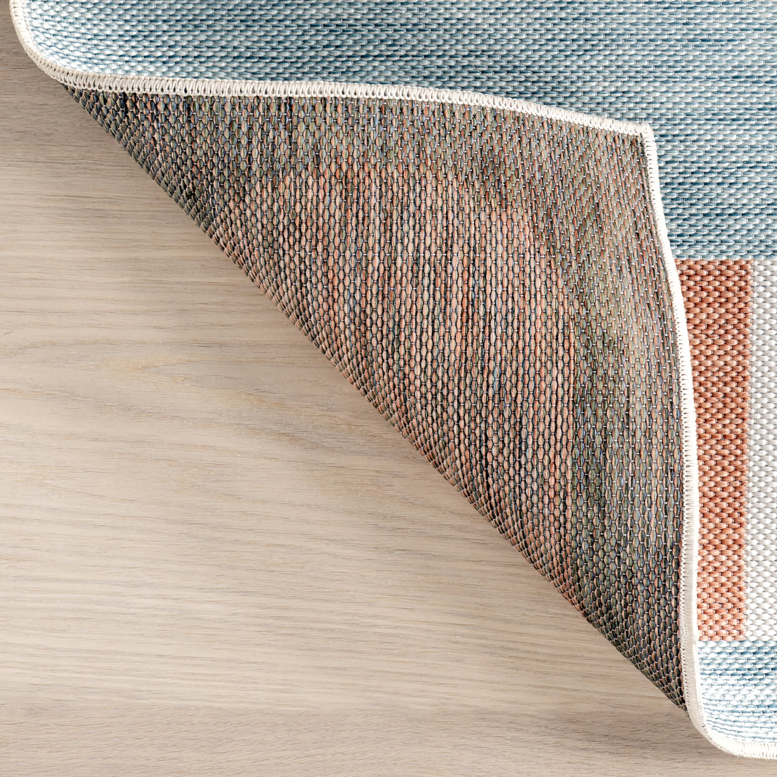 Carter Nautical Oars Indoor/Outdoor Rug | Blue - Image 7
