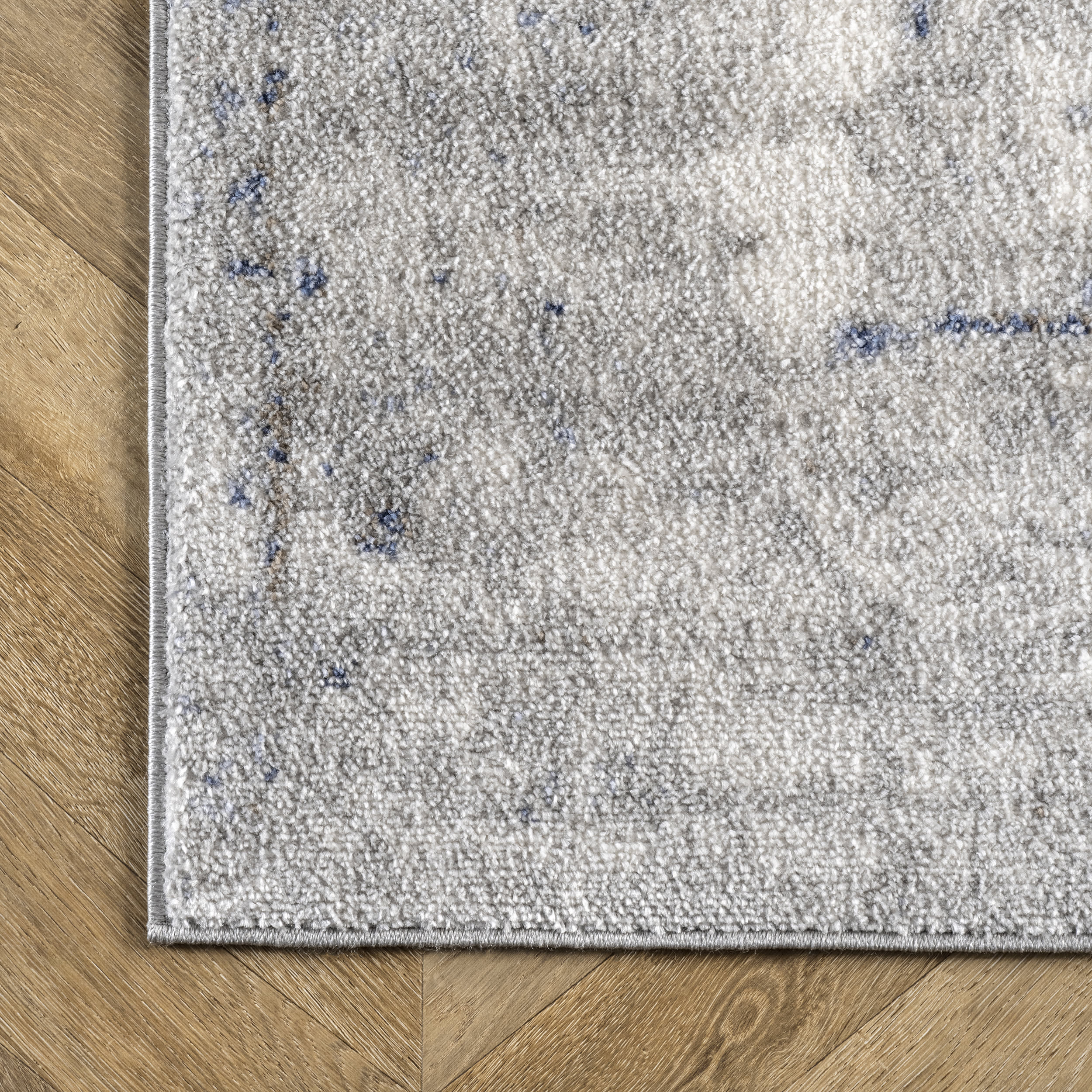 Cascading Abstract Rug | Light Grey - Image 3