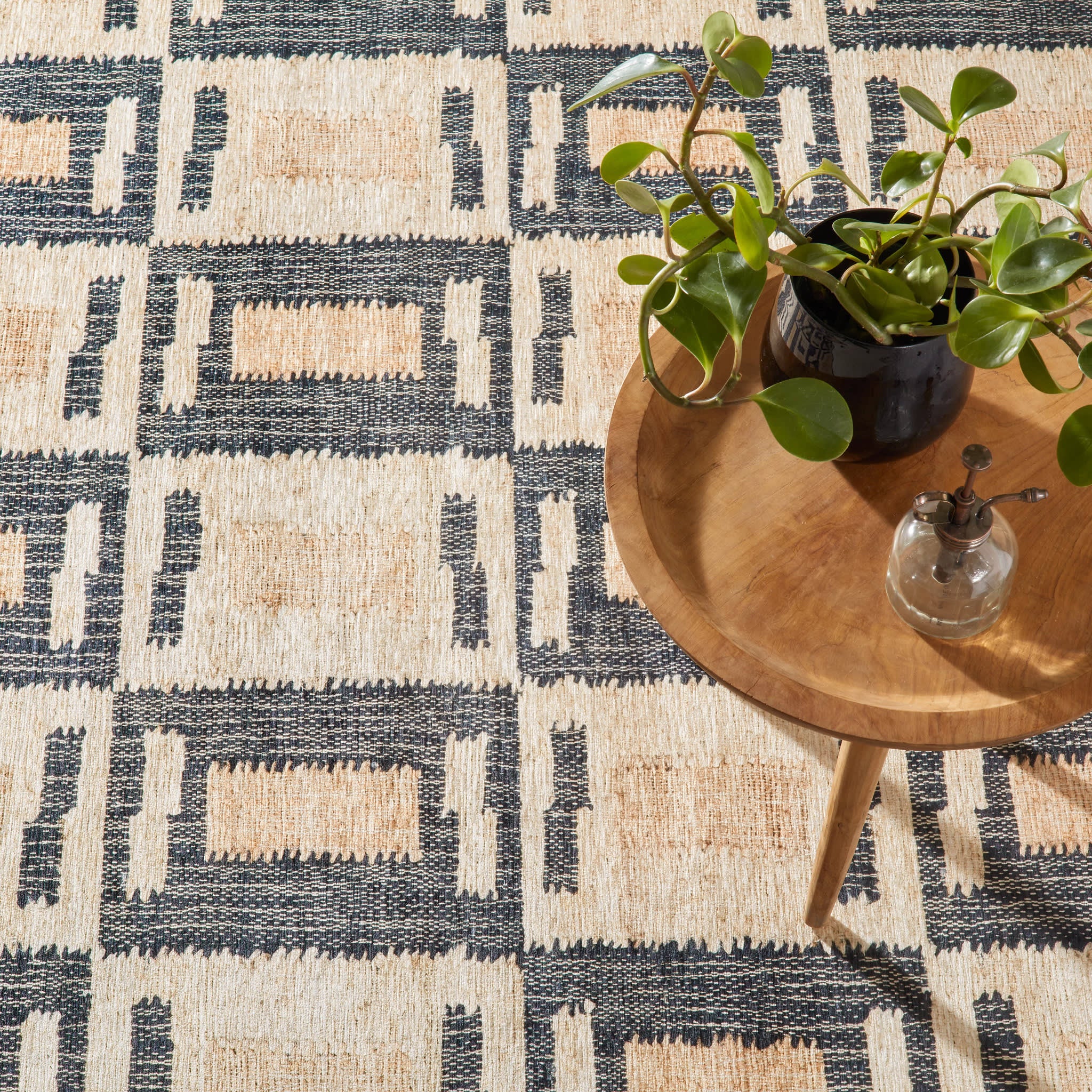 Cassia Machine Washable Rug | Natural - Image 3