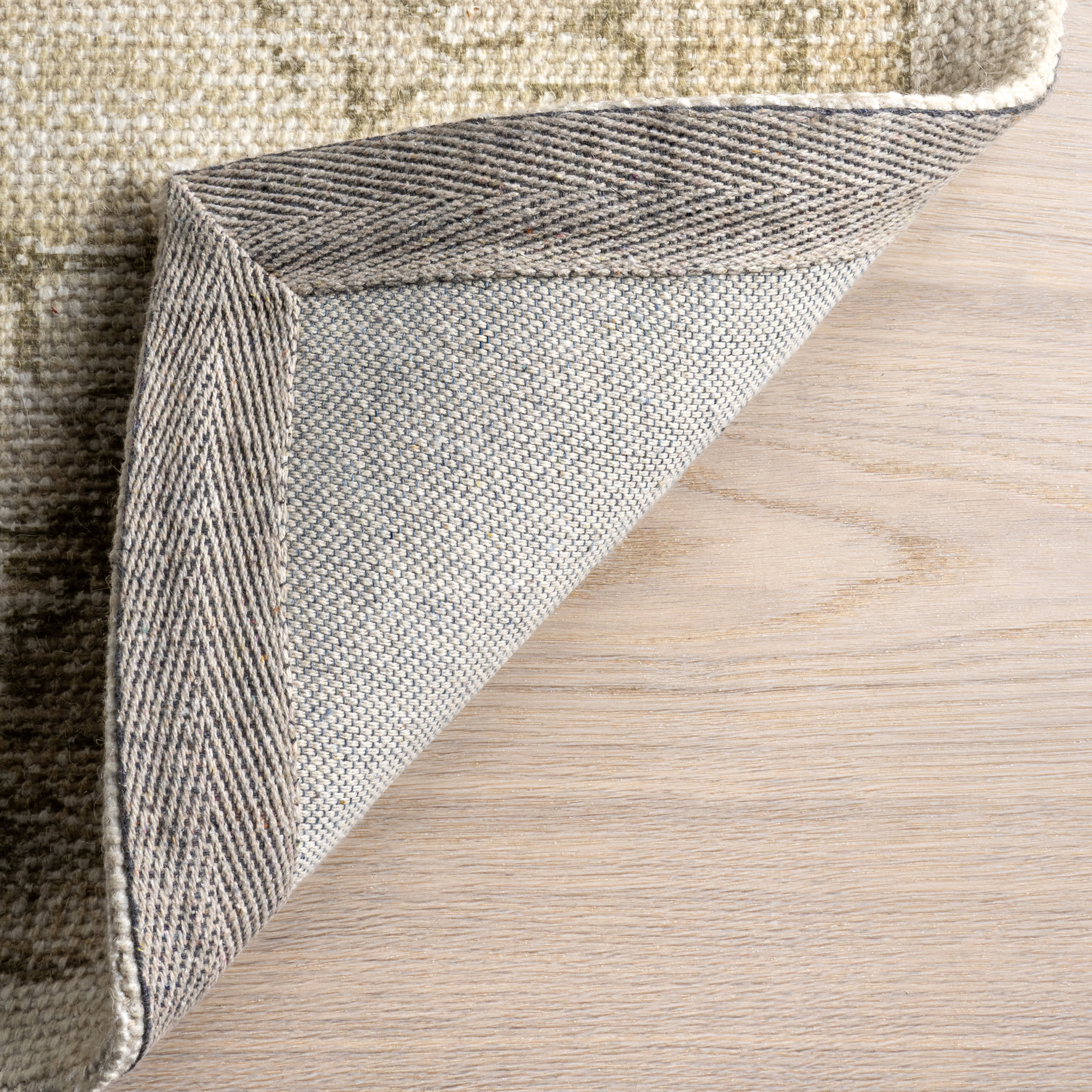 Castellan Medallion Wool and Cotton Rug | Beige - Image 6