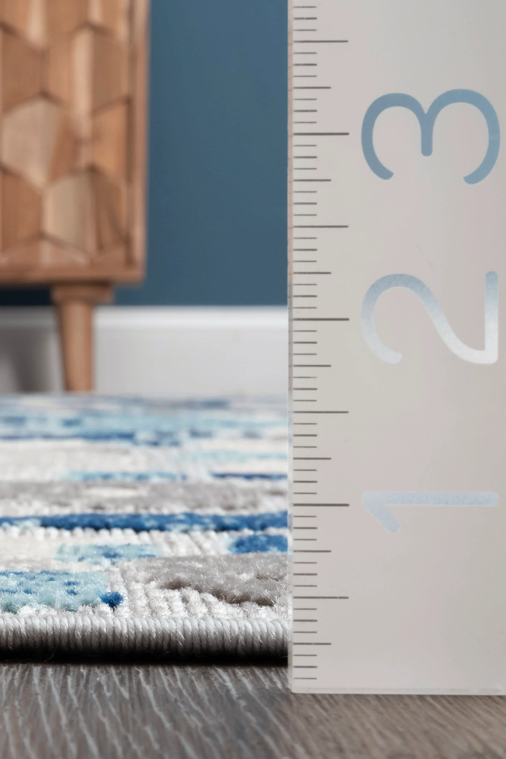 Castle Medallion Indoor/Outdoor Rug | Blue - Image 5