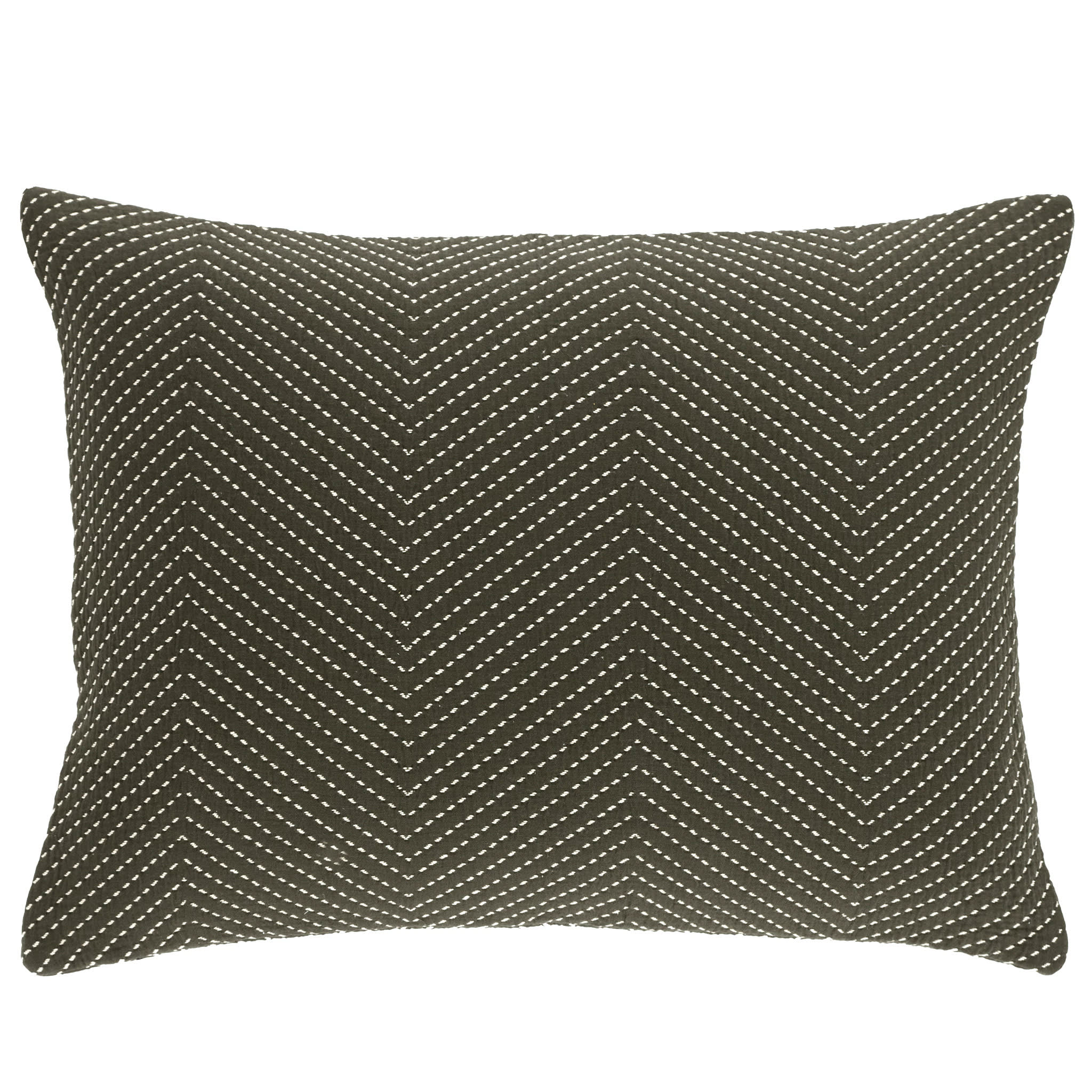 Catalina Matelasse Sham | Charcoal - Image 2
