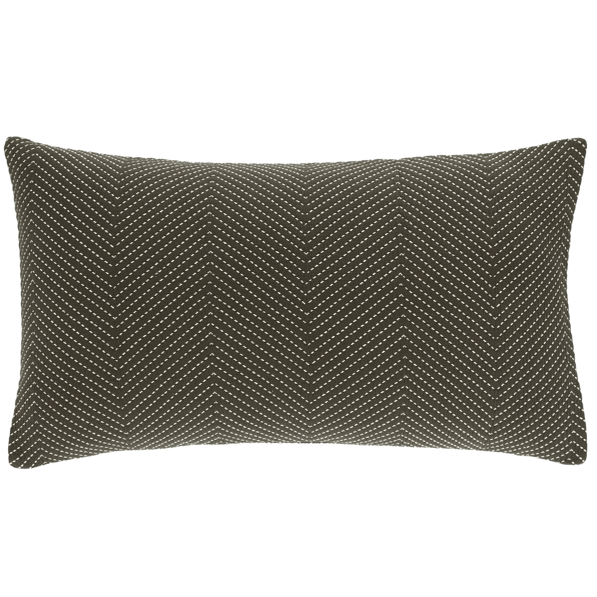 Catalina Matelasse Sham | Charcoal - Image 3