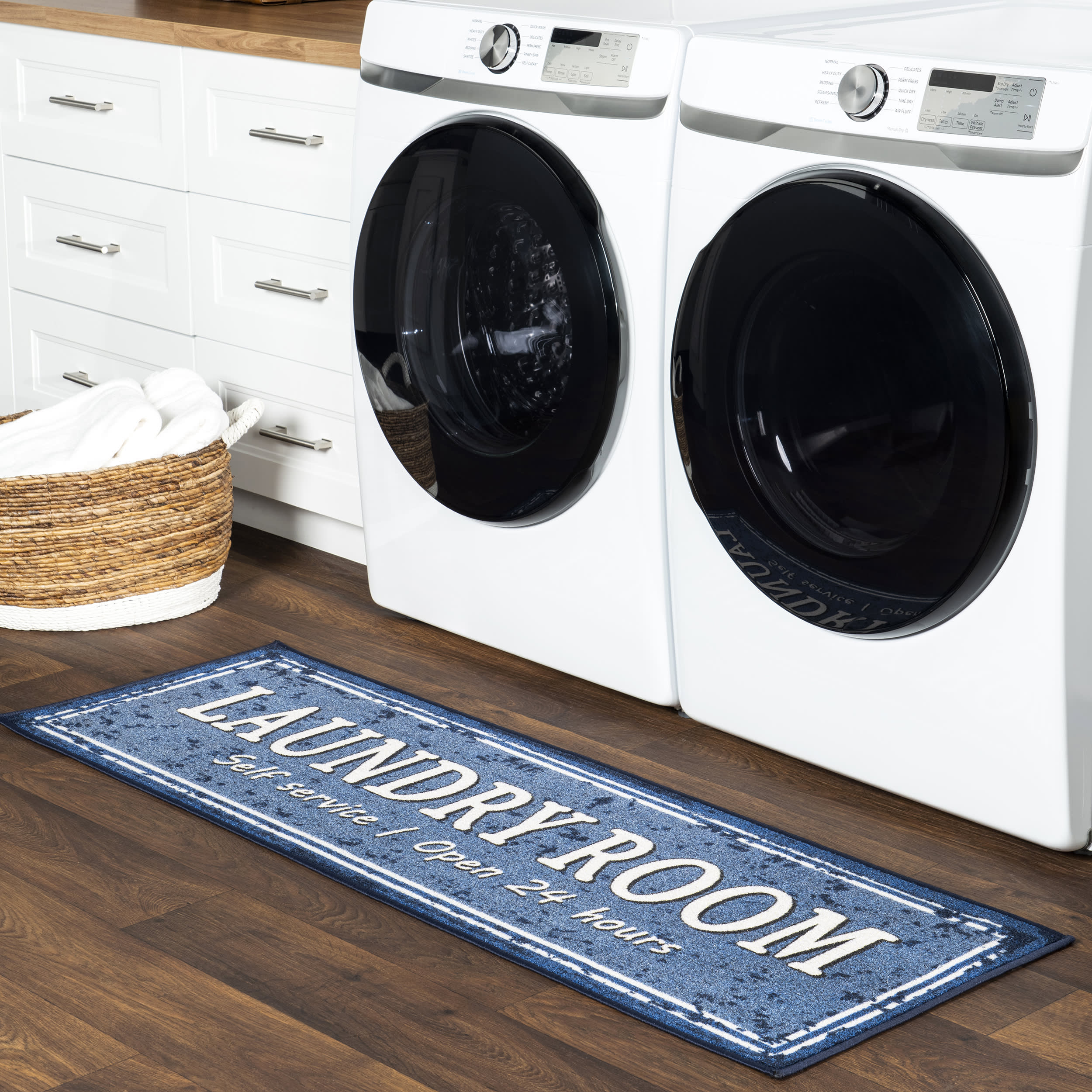 Cathy Washable Service Sign Laundry Mat | Blue - Image 2