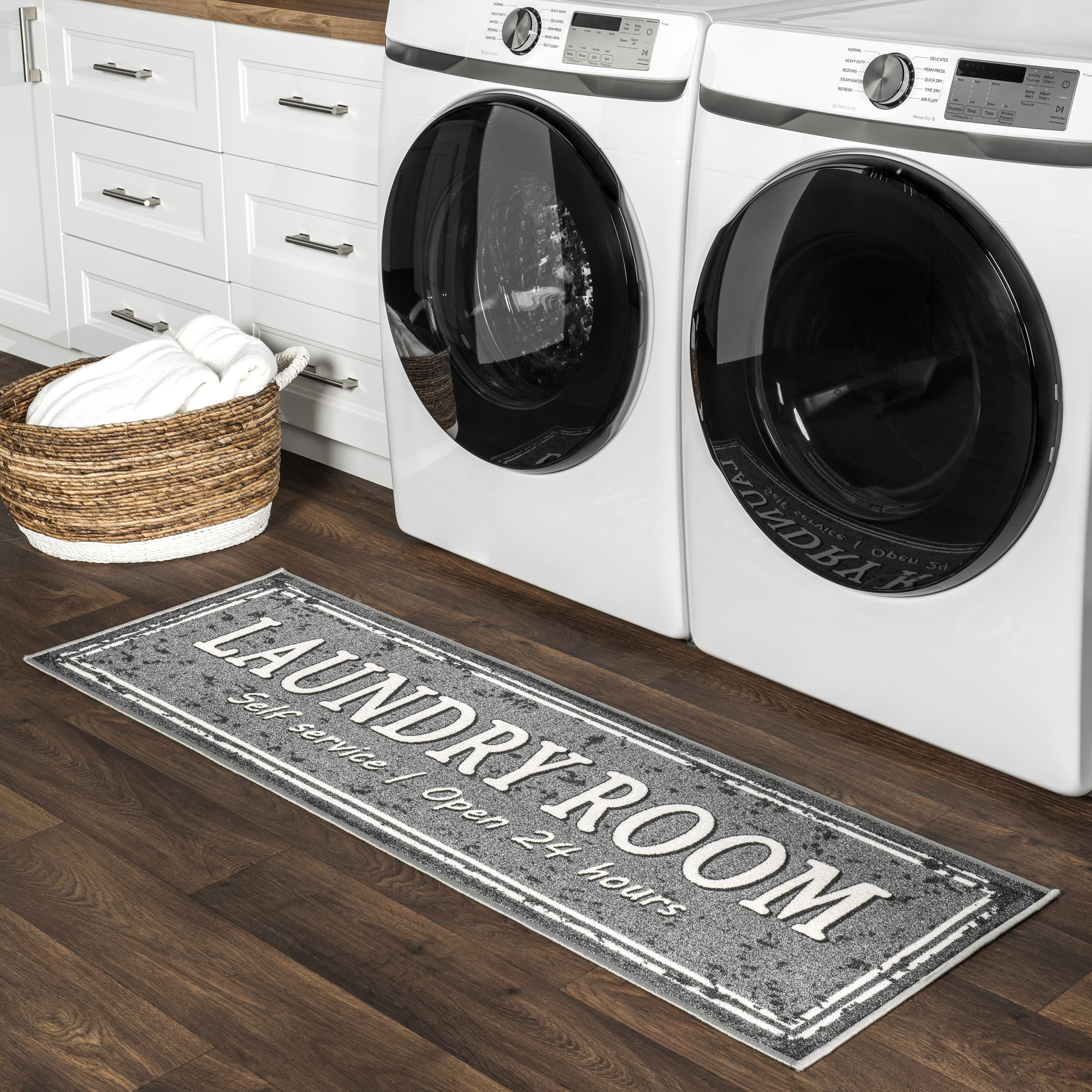 Cathy Washable Service Sign Laundry Mat | Dark Grey - Image 2