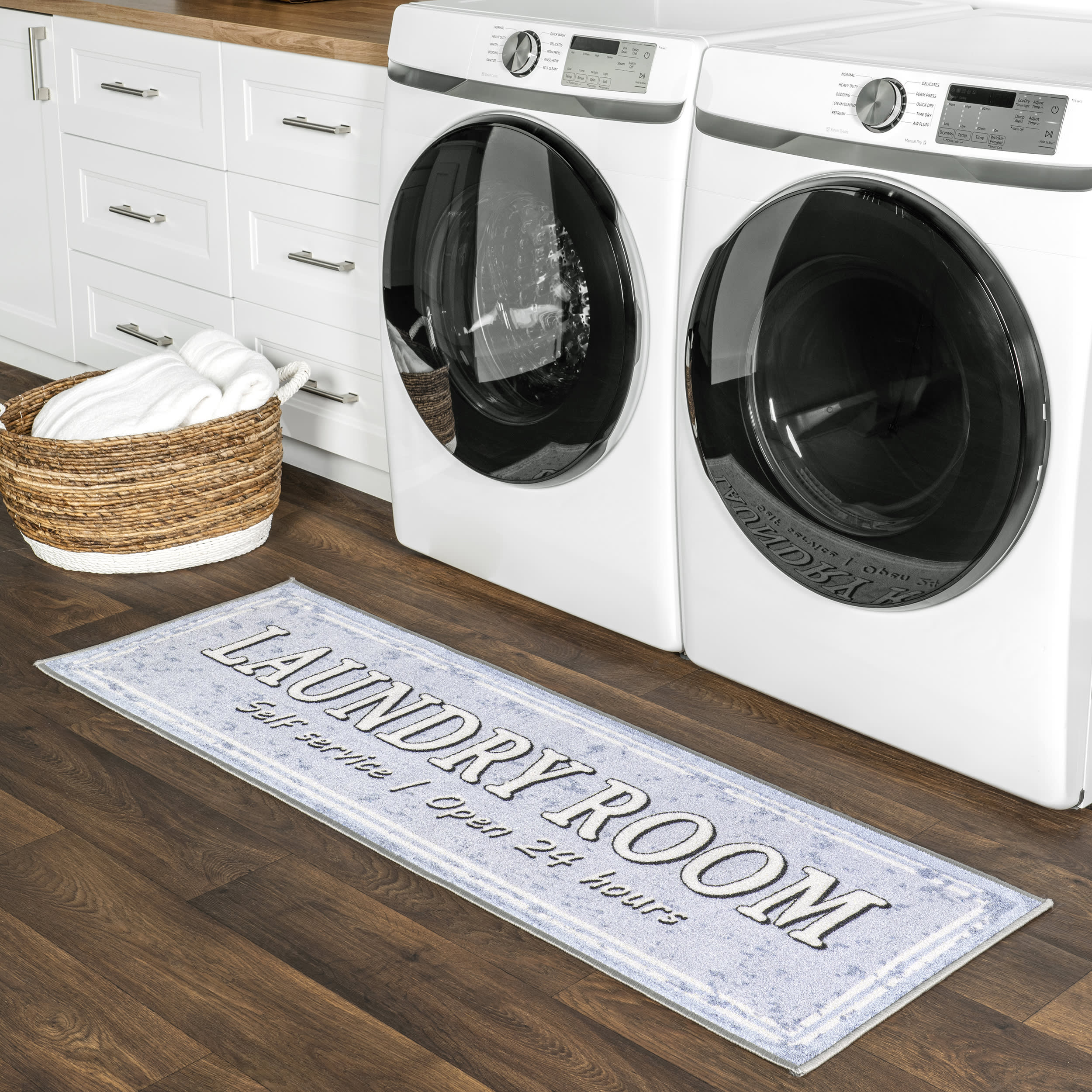Cathy Washable Service Sign Laundry Mat | Light Blue - Image 2