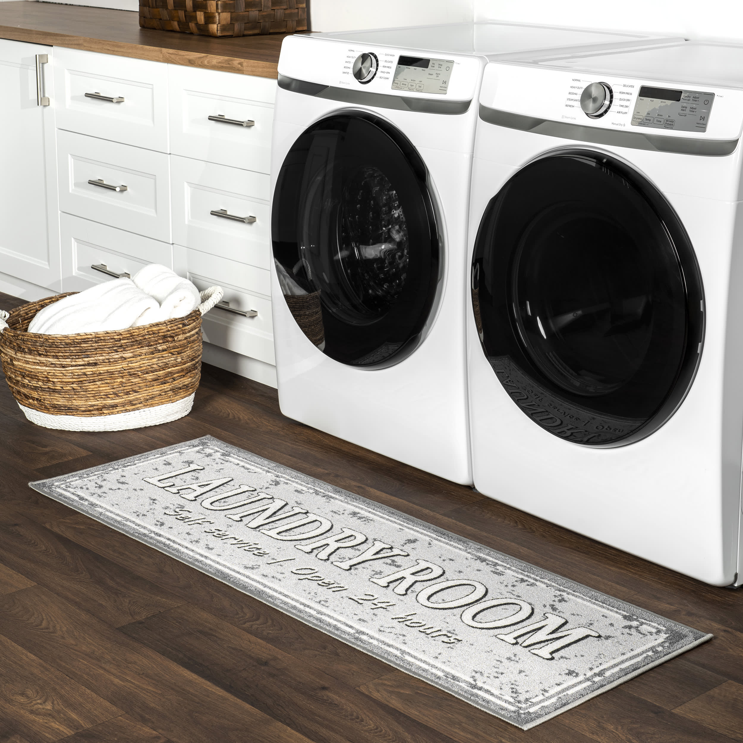 Cathy Washable Service Sign Laundry Mat | Light Grey - Image 2