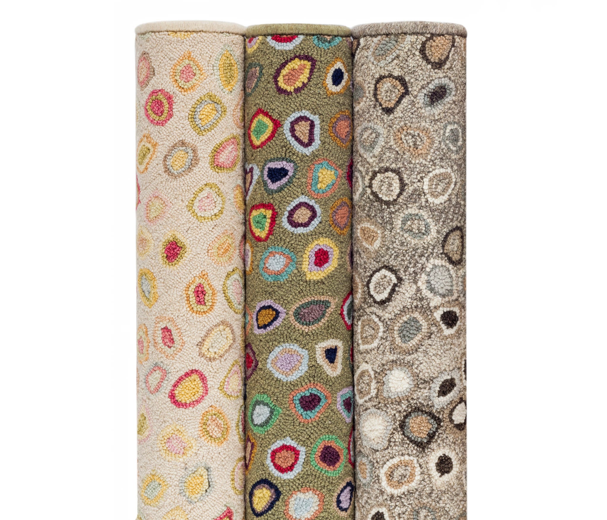 Cat's Paw Hand Micro Hooked Wool Custom Rug | Grey - Image 6