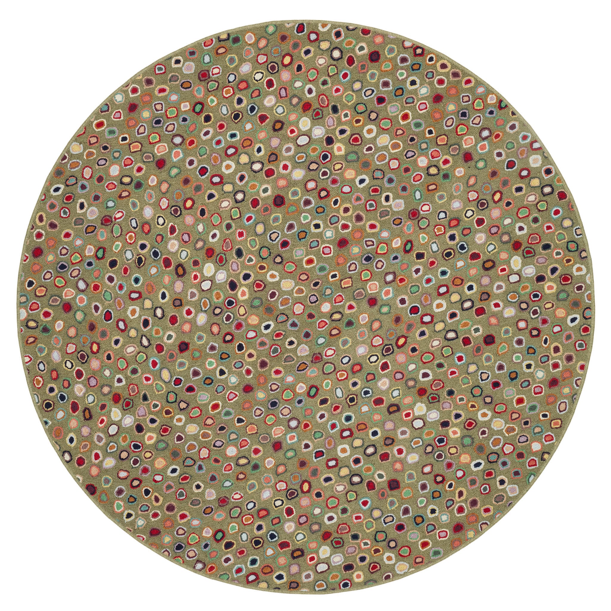 Cat's Paw Hand Micro Hooked Wool Custom Rug | Sage - Image 7