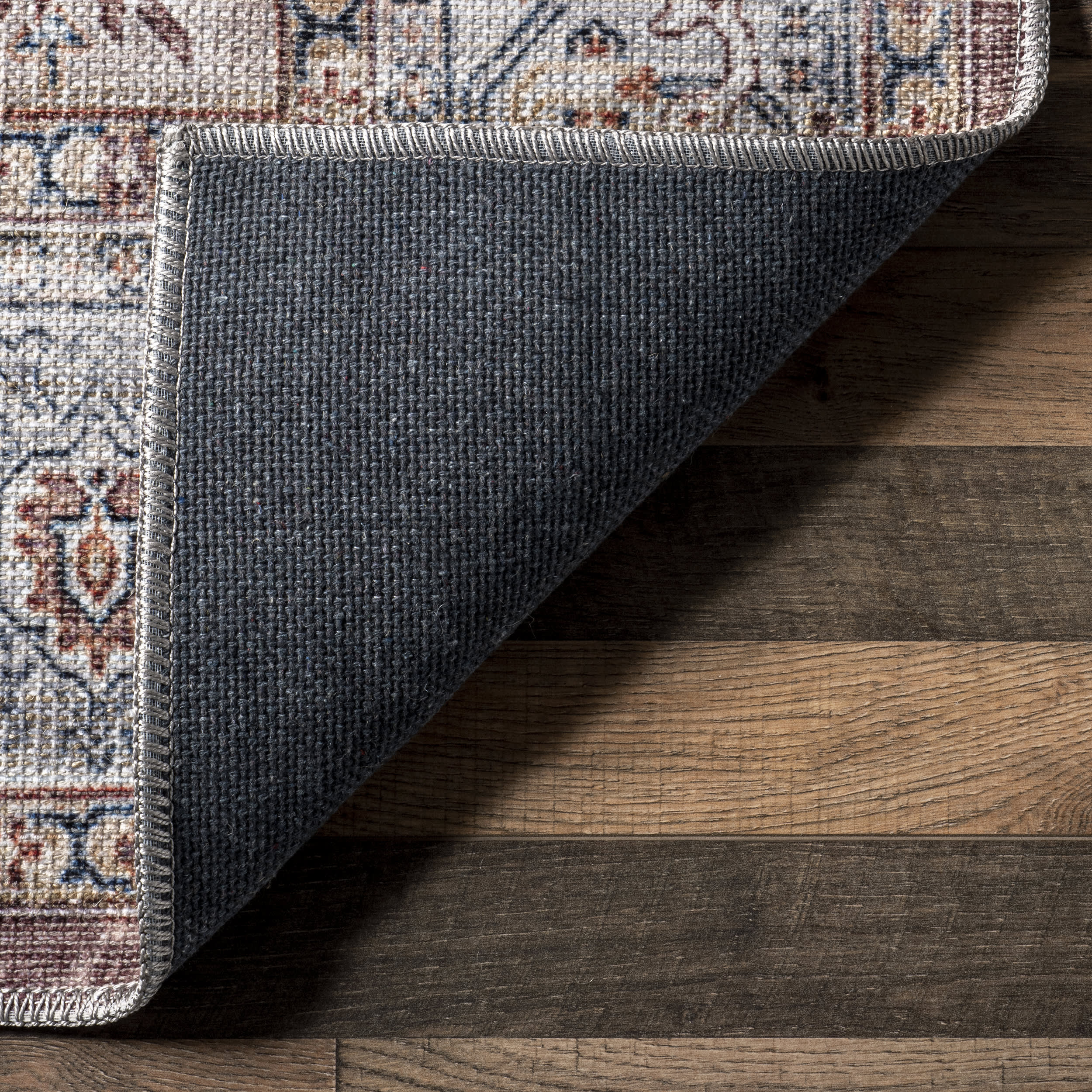 Cecelia Medallion Washable Rug | Blush - Image 5