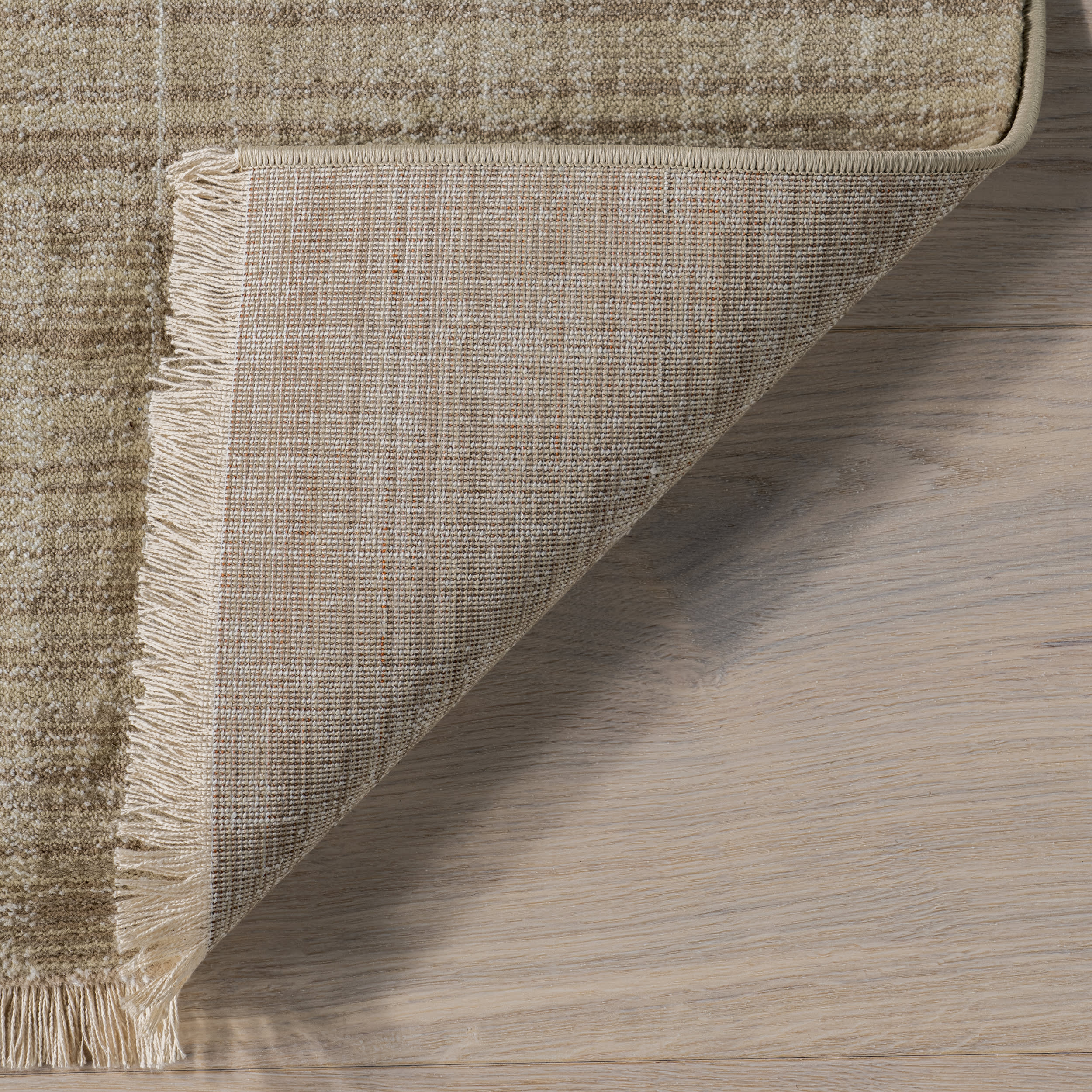 Cedarwood Fringed Rug | Brown - Image 5