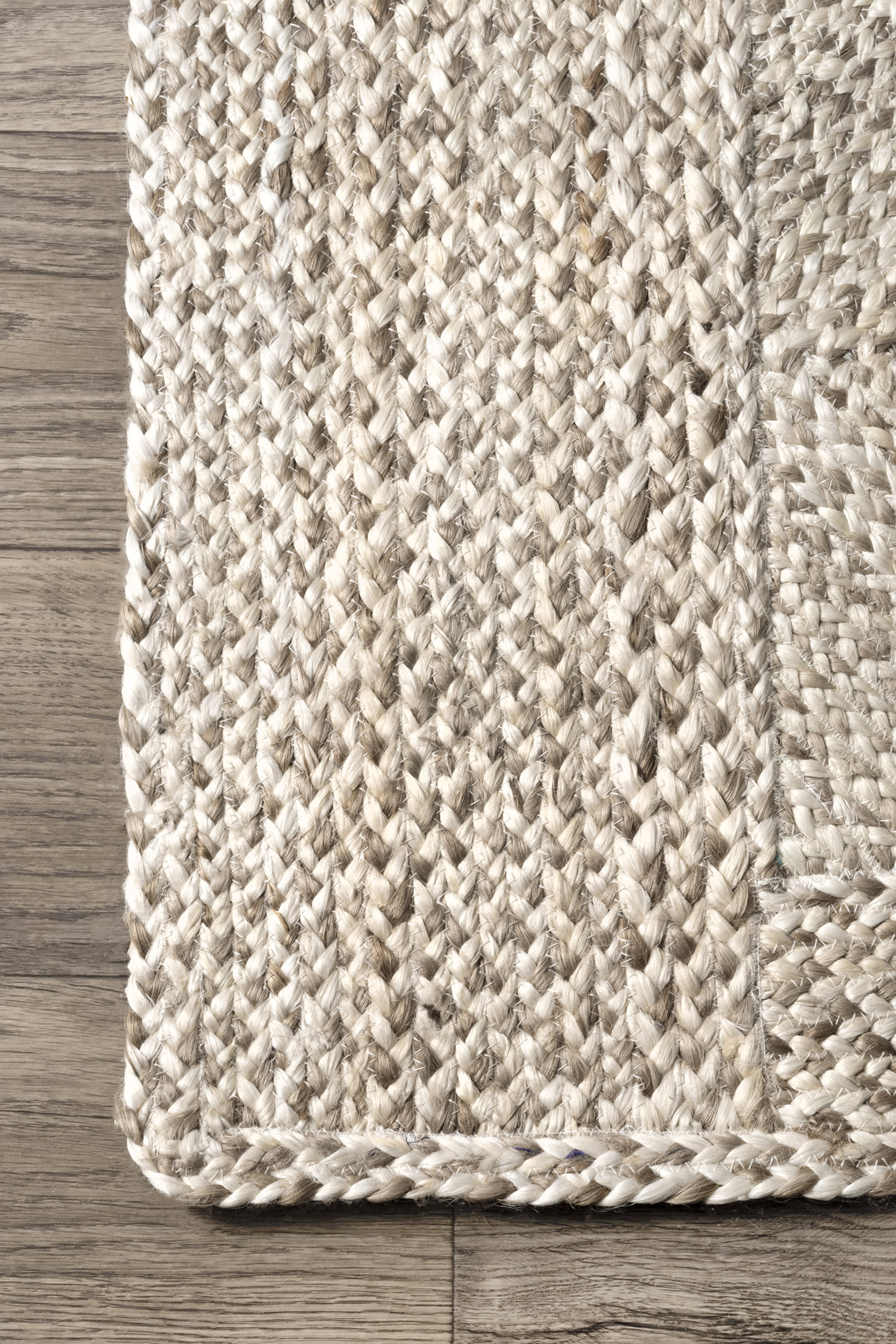 Celestine Jute Trellis Rug | Light Beige - Image 3