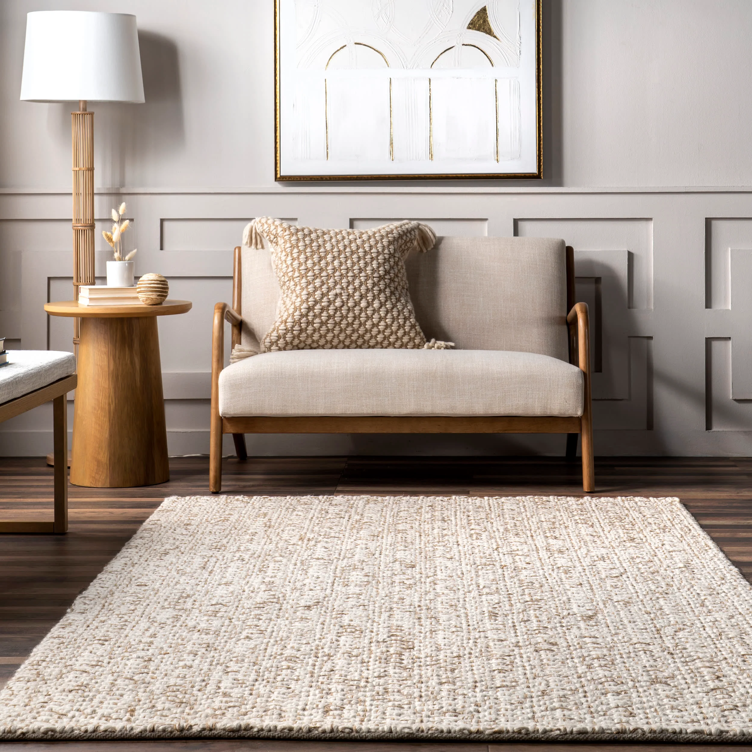 Celina Handwoven Rug | Ivory - Image 4