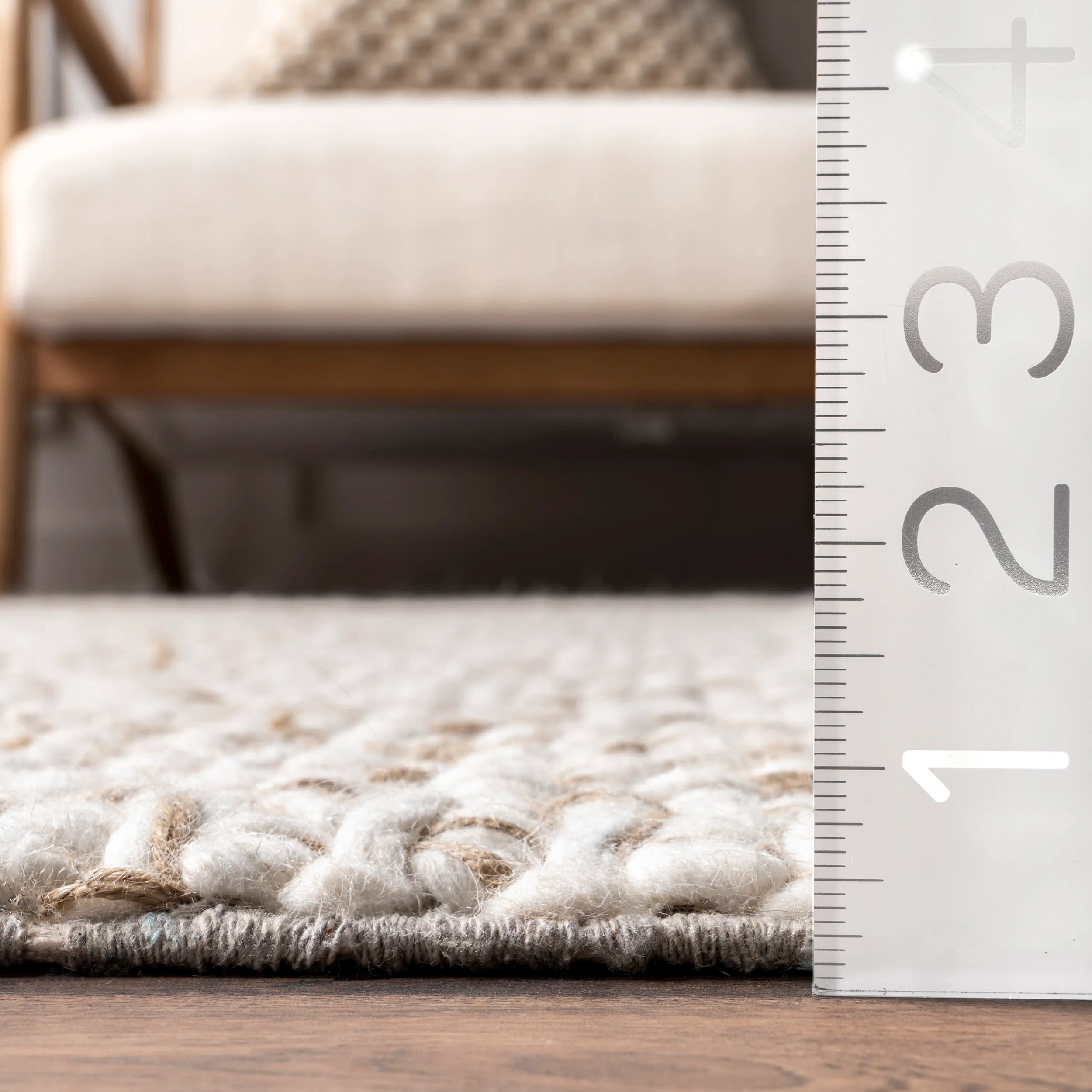 Celina Handwoven Rug | Ivory - Image 5