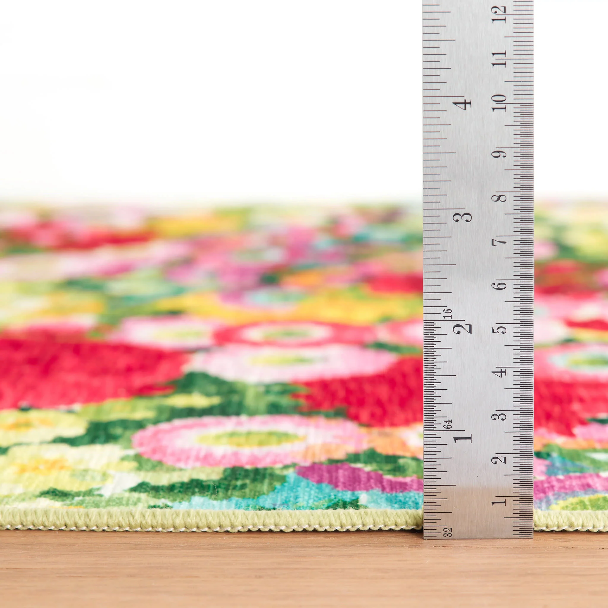 Chamomile Cluster Machine Washable Rug | Multi - Image 4