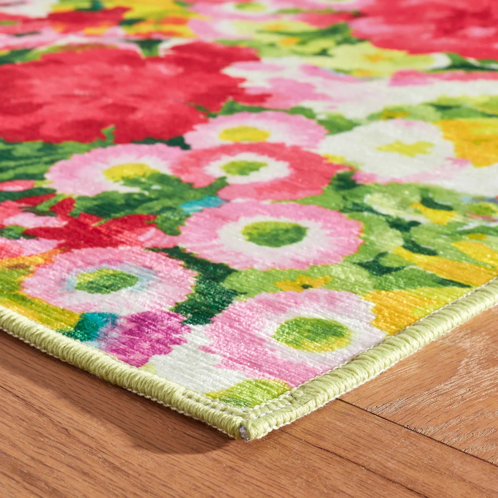 Chamomile Cluster Machine Washable Rug | Multi - Image 5