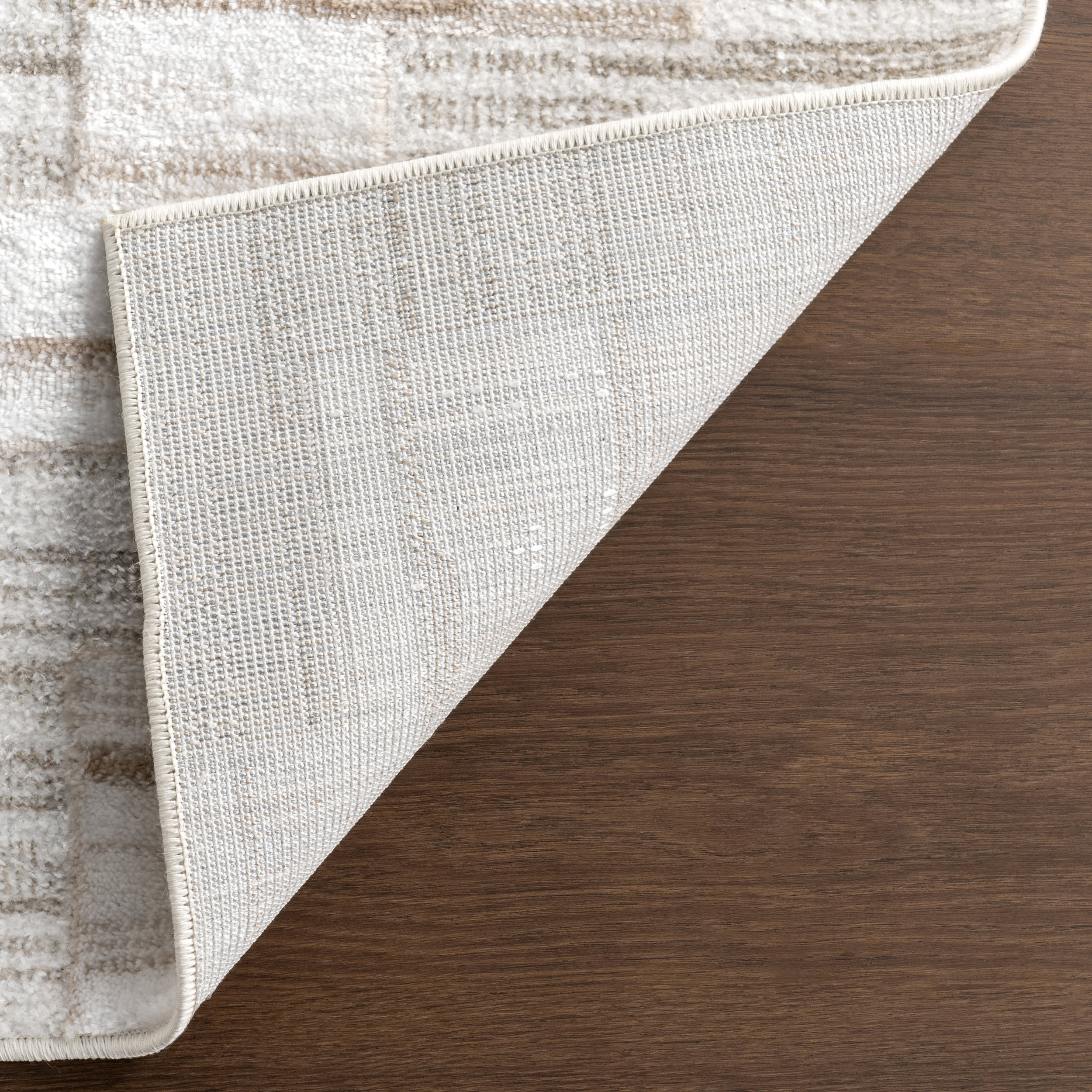 Chana Geometric Washable Rug | Ivory - Image 7