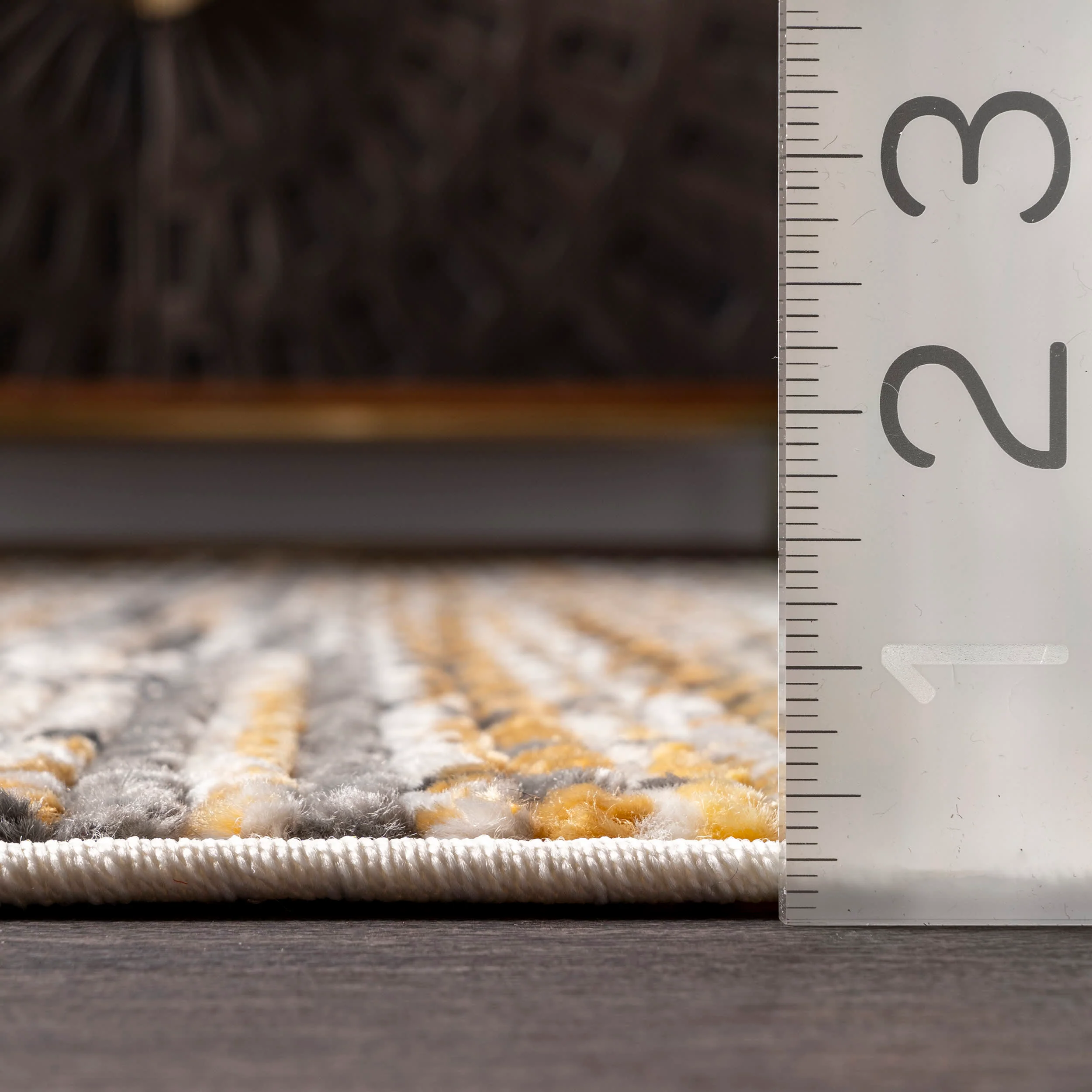 Chance Geometric Banded Rug | Beige - Image 5