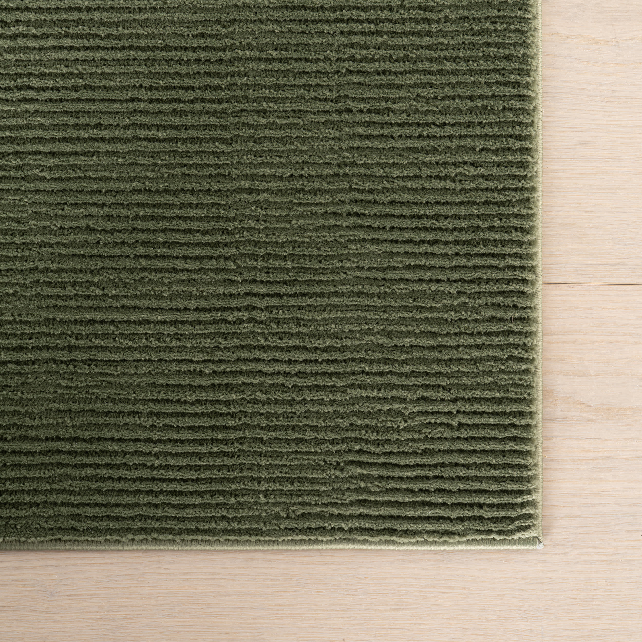 Chandani Abstract Plush Textured Washable Rug | Green - Image 4