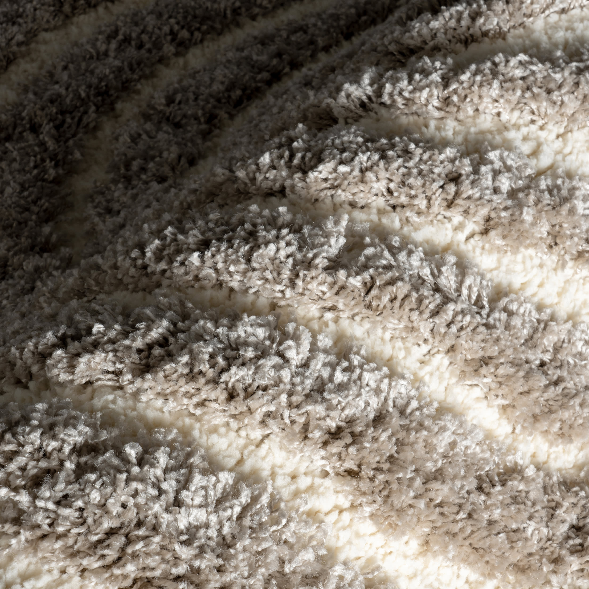 Charlee Textured Arcs Rug | Beige - Image 3