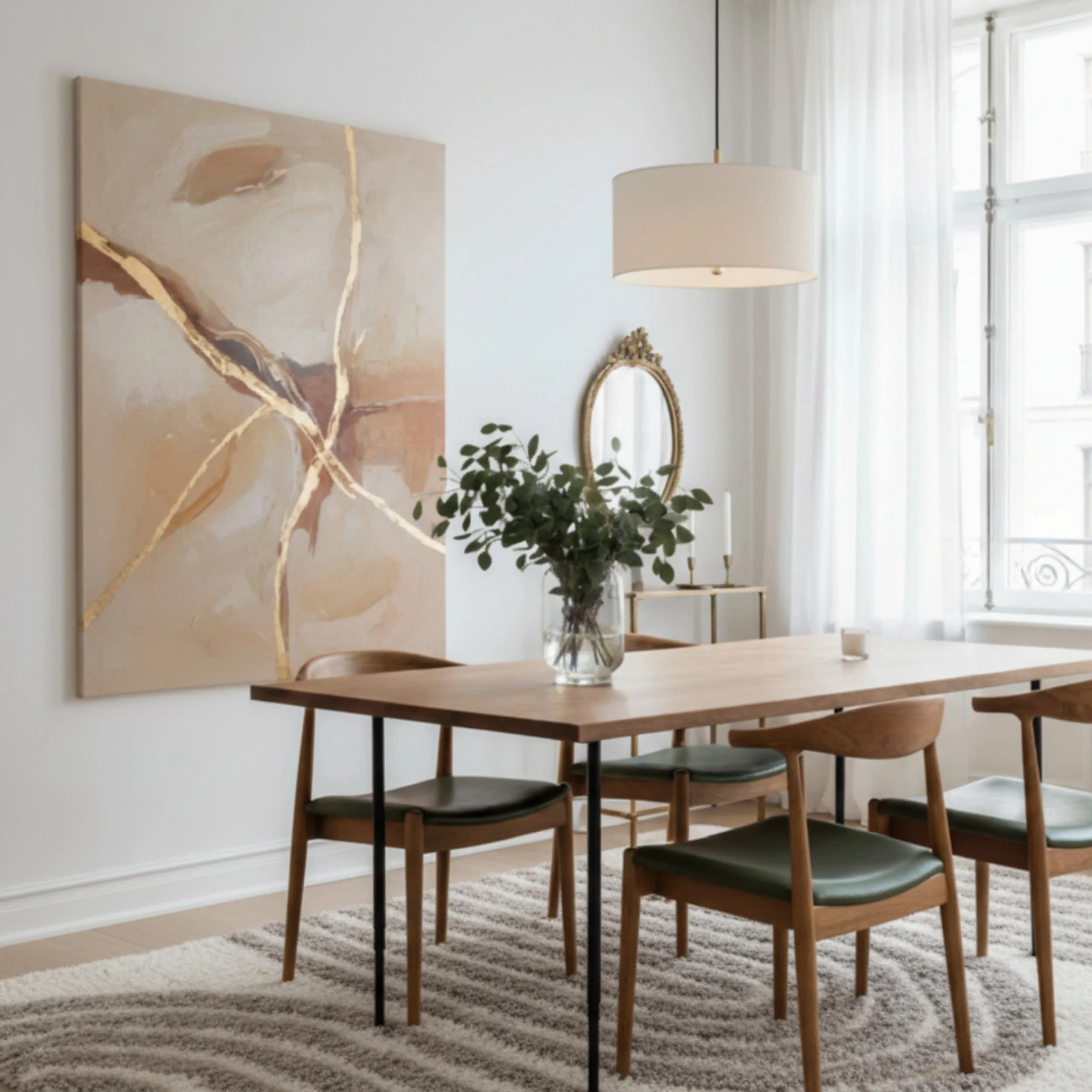 Charlee Textured Arcs Rug | Beige - Image 7