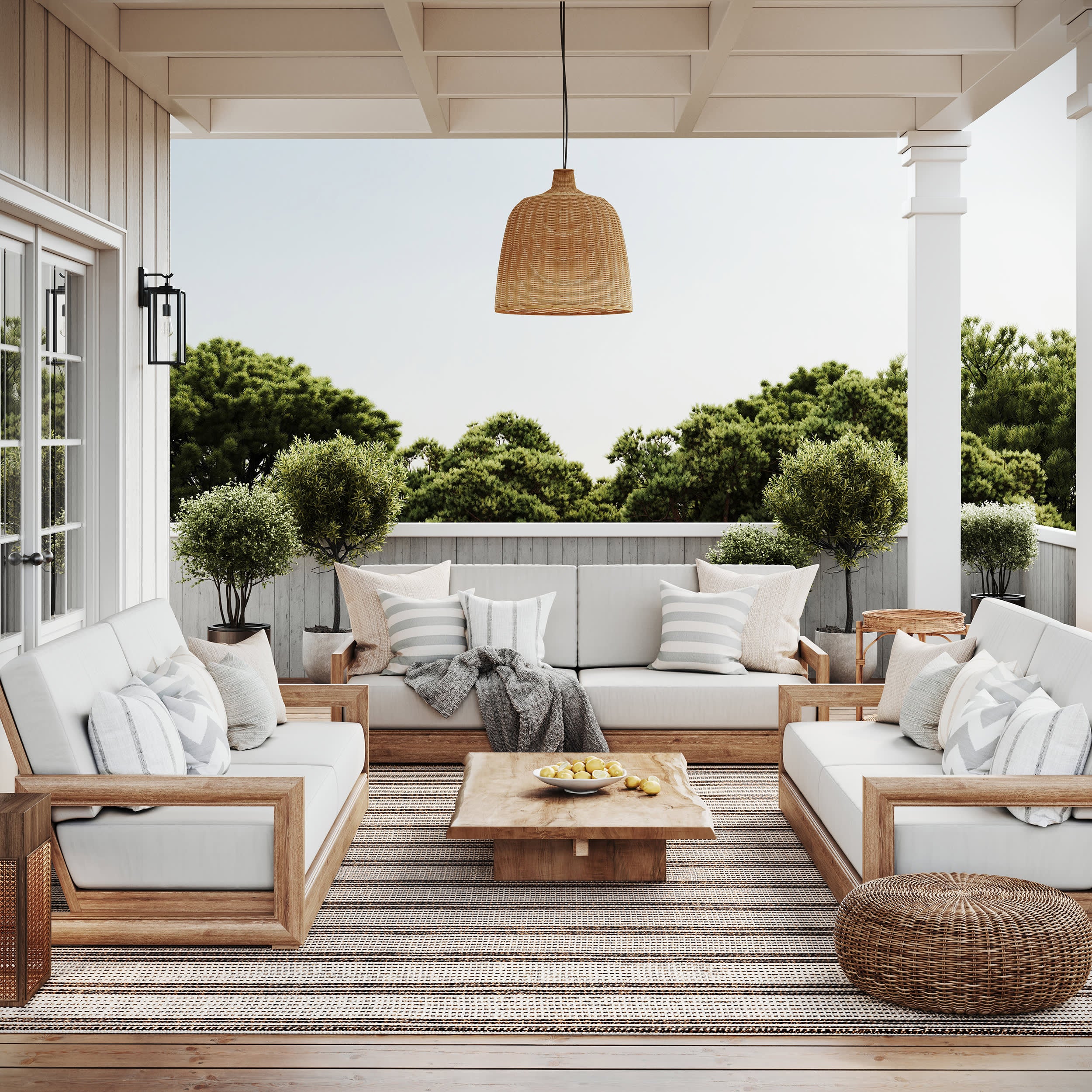 Zuma Indoor/Outdoor Rug | Ivory - Image 2