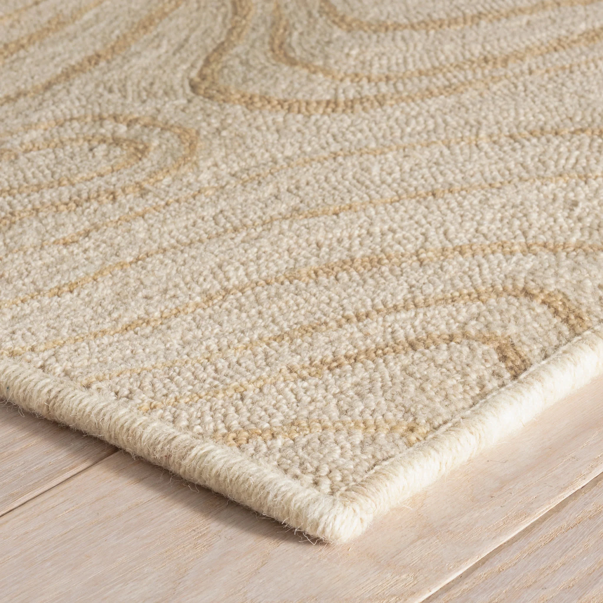 Charlton Hand Micro Hooked Wool Custom Rug by Bunny Williams | Yellow - Image 4