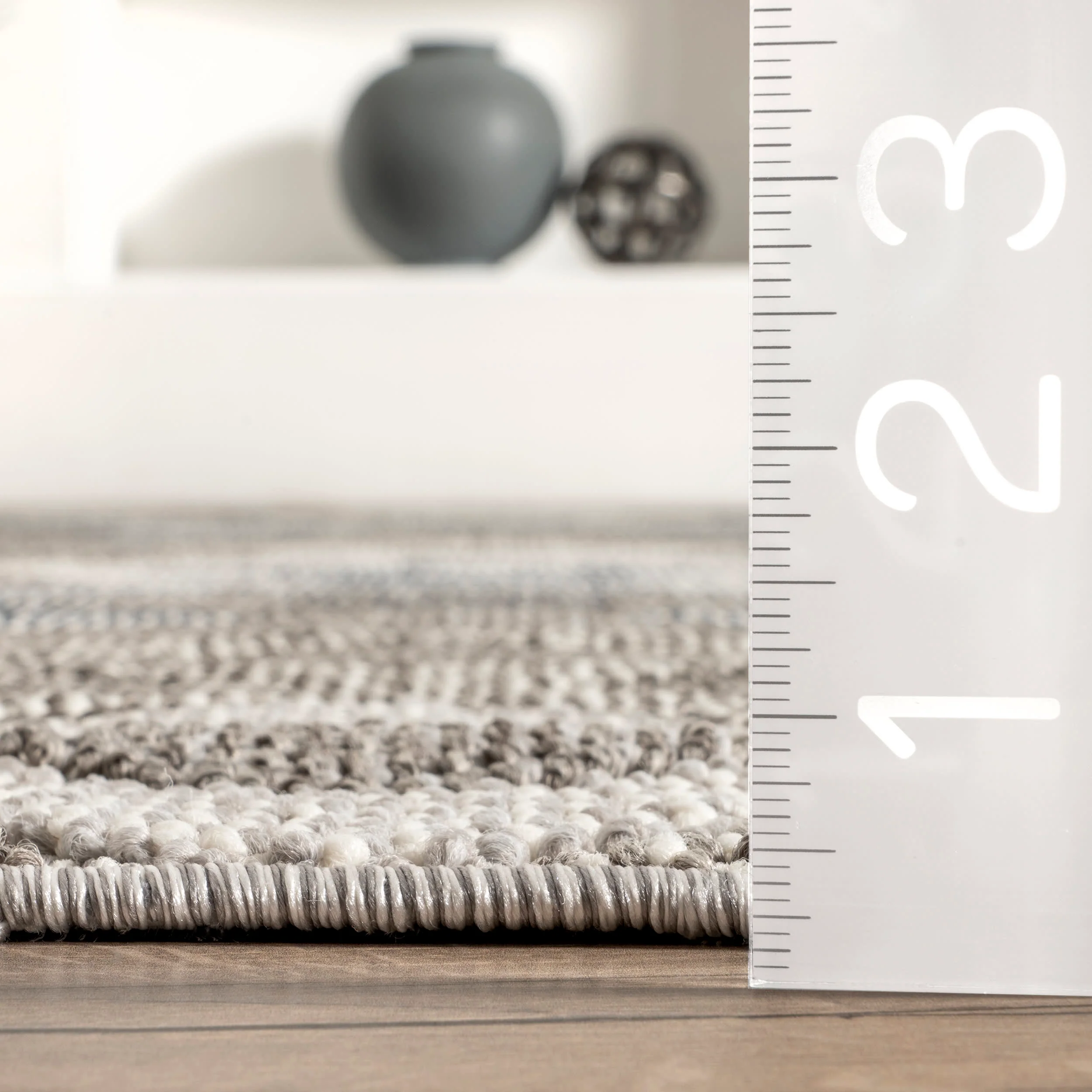 Charmaine Indoor/Outdoor Geometric Rug | Grey - Image 5