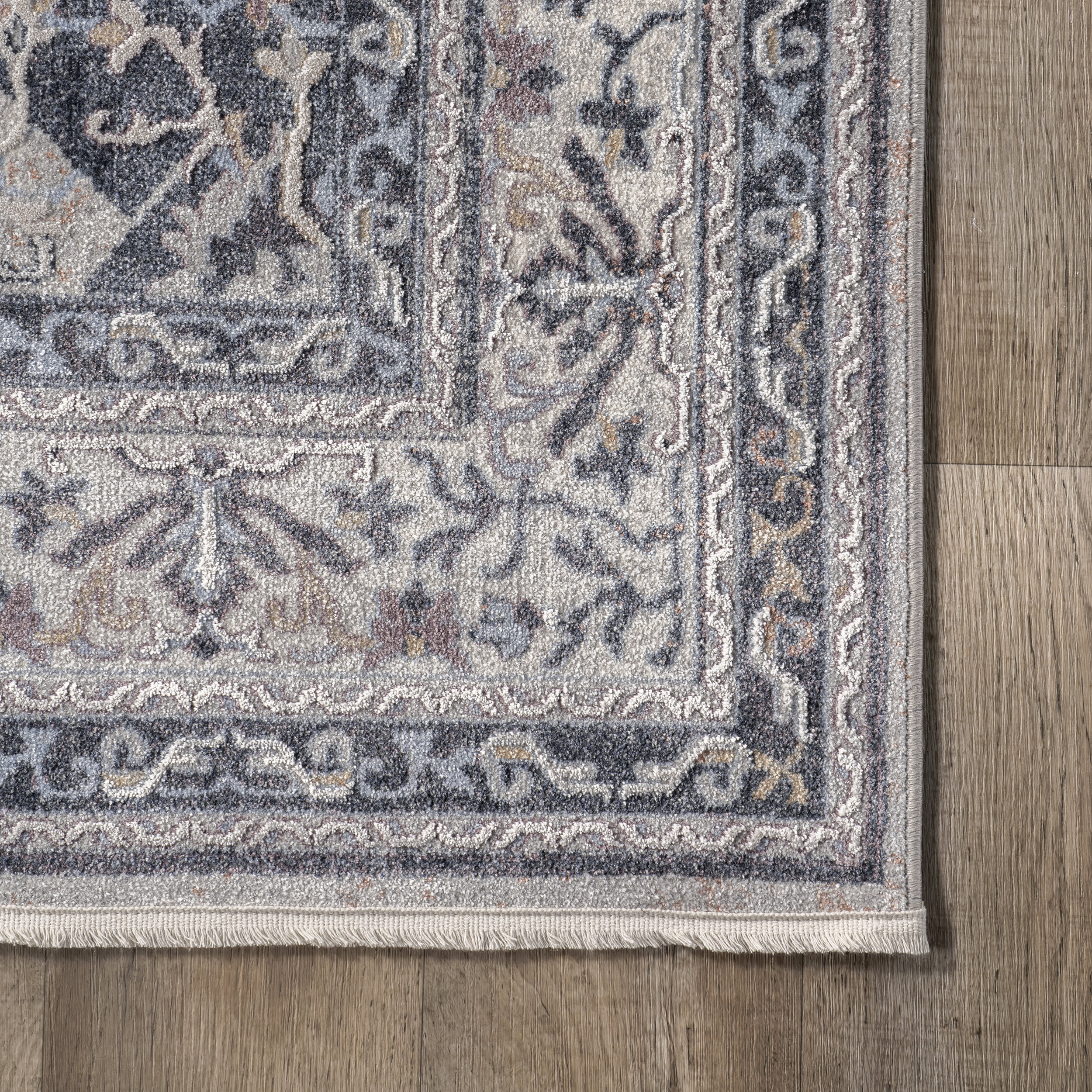 Chaya Persian Medallion Rug | Grey - Image 3