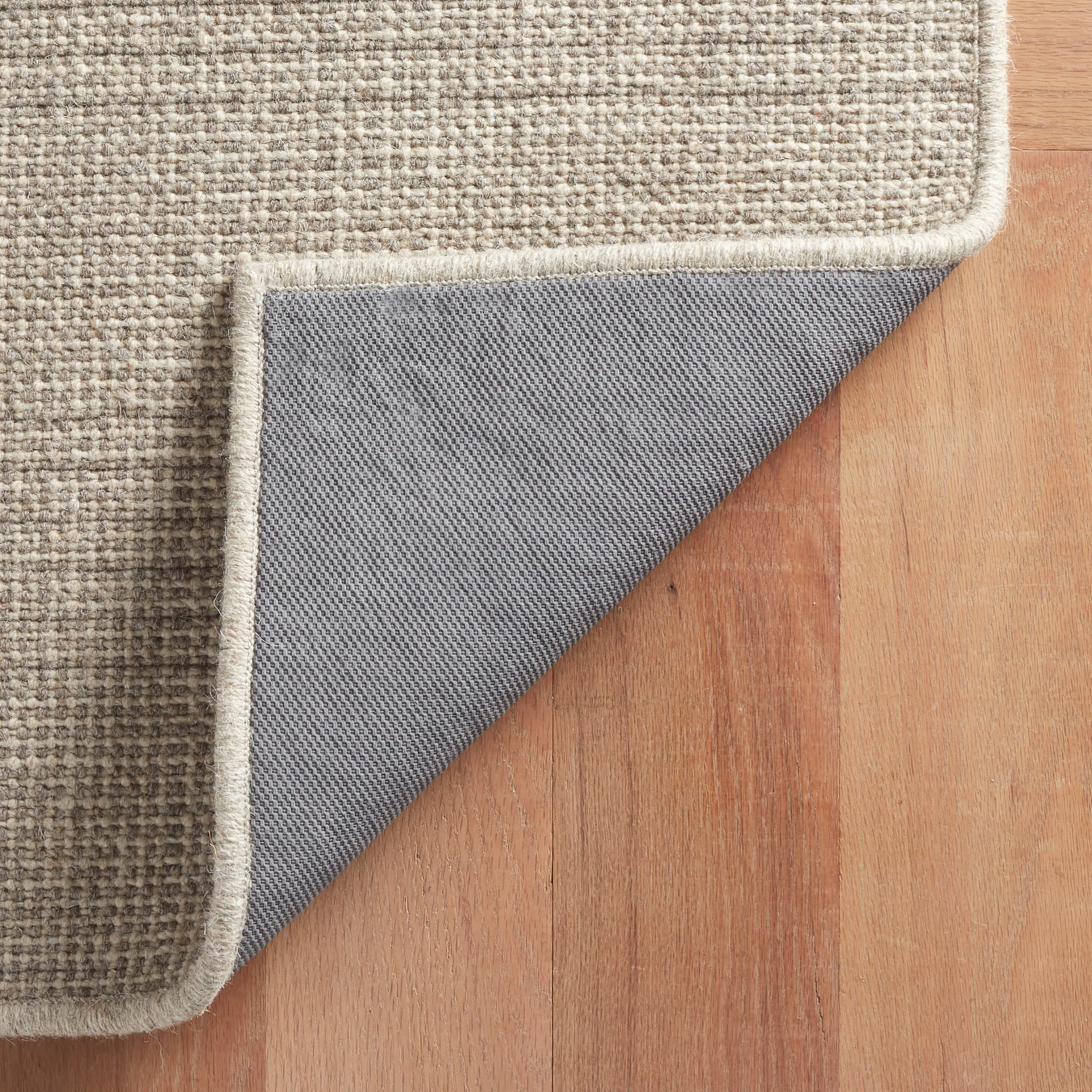 Checkers Woven Wool Custom Rug | Grey - Image 6